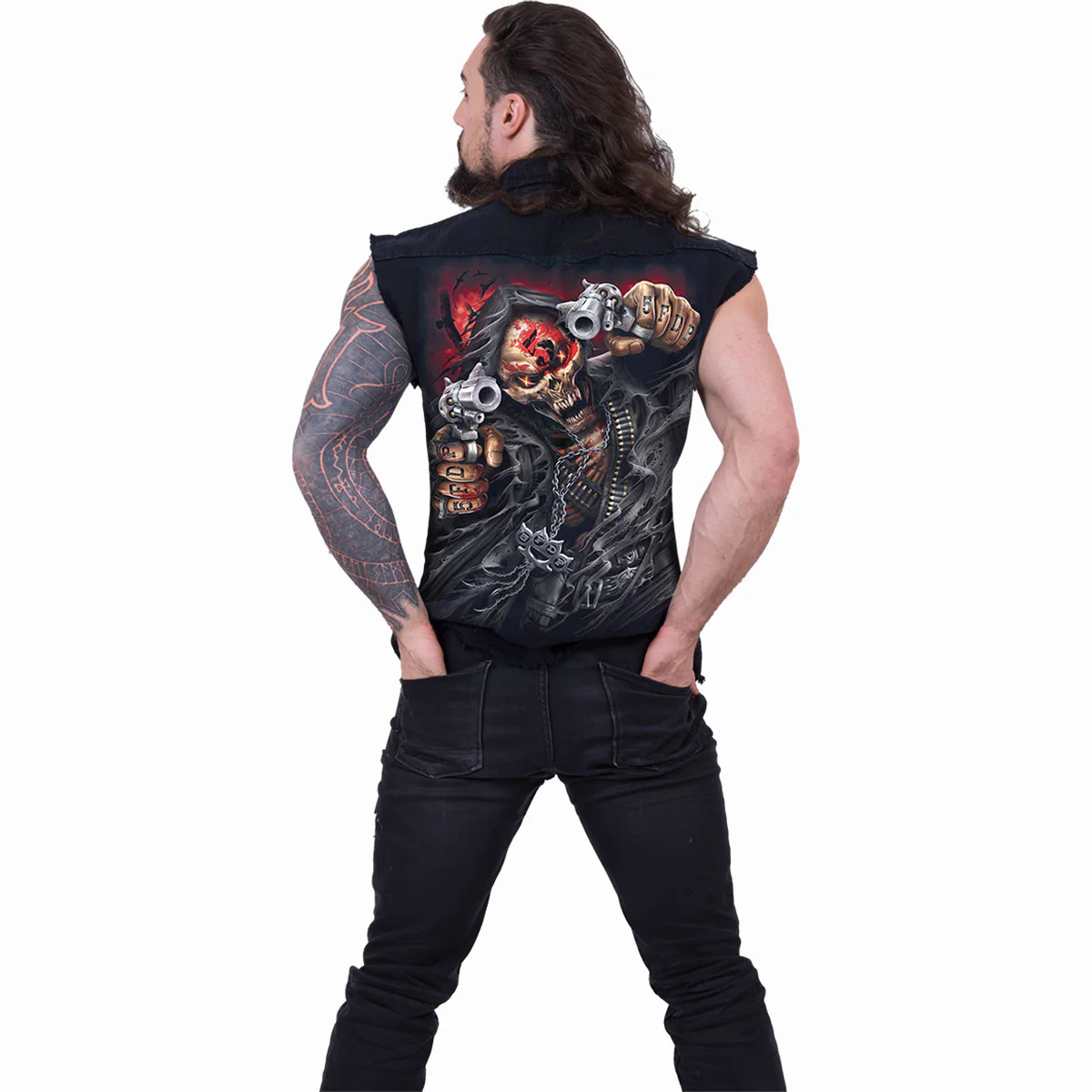 5FDP - ASSASSIN - Licensed Band Stone Washed Worker - Image 3