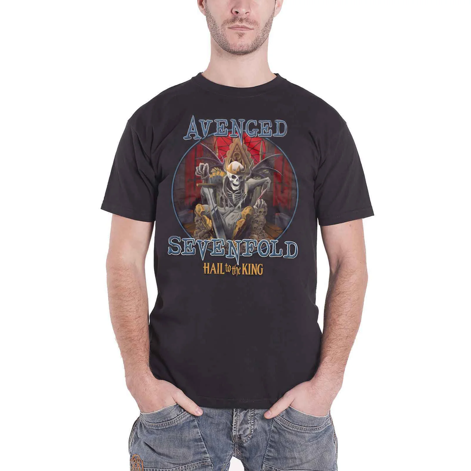 AVENGED SEVENFOLD - DEADLY RULE - T-Shirt Black - Image 2