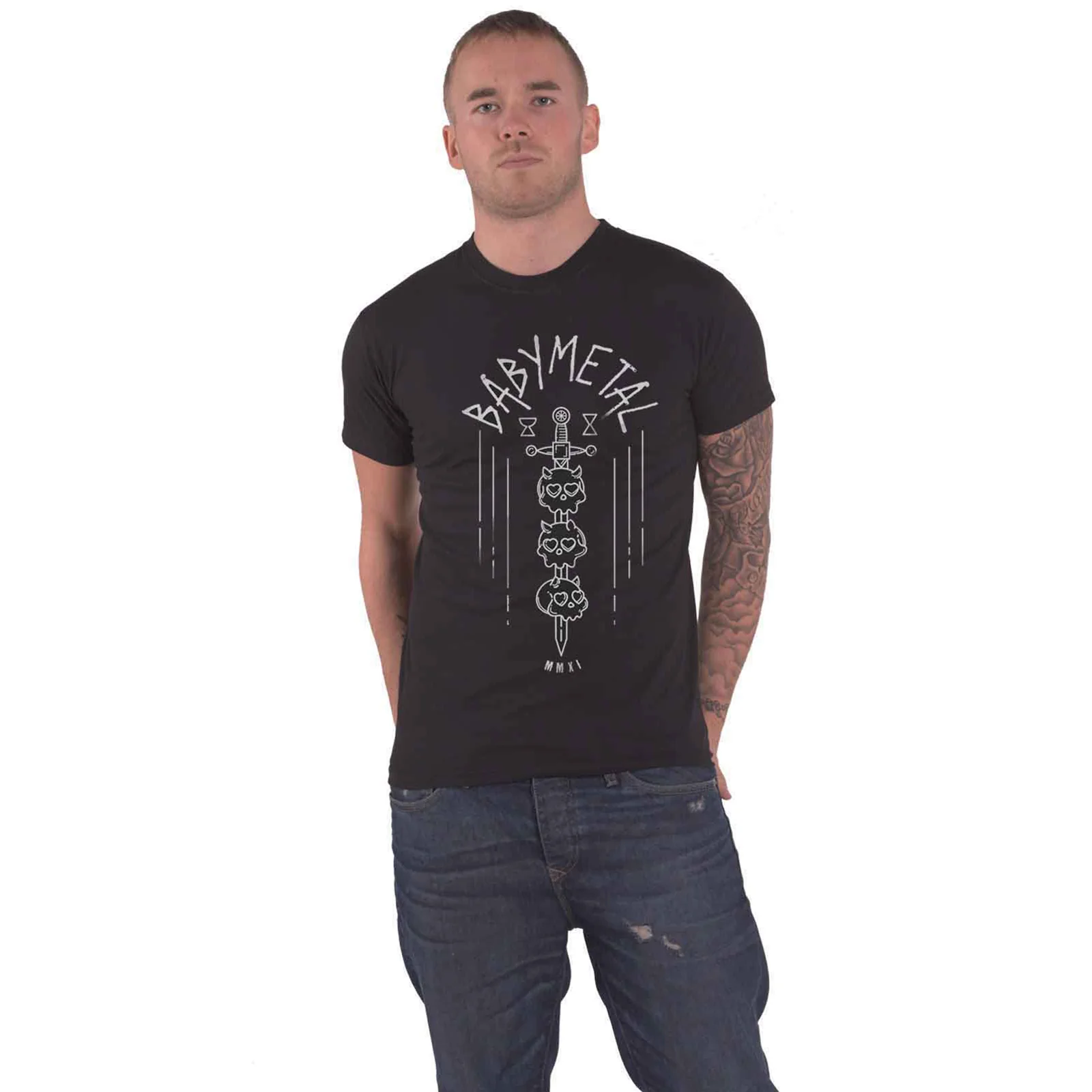 BABYMETAL - SKULL SWORD - T-Shirt Black - Image 2