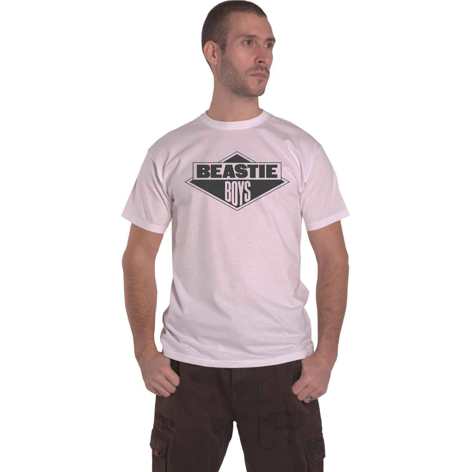 THE BEASTIE BOYS - B&W LOGO - T-Shirt White - Image 2