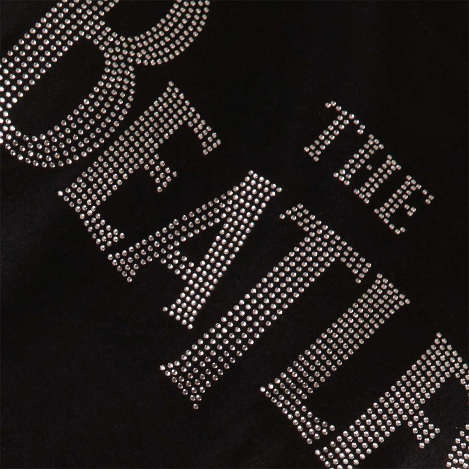 THE BEATLES - DROP T CRYSTALS - Ladies T-Shirt Black (Embellished) - Image 3