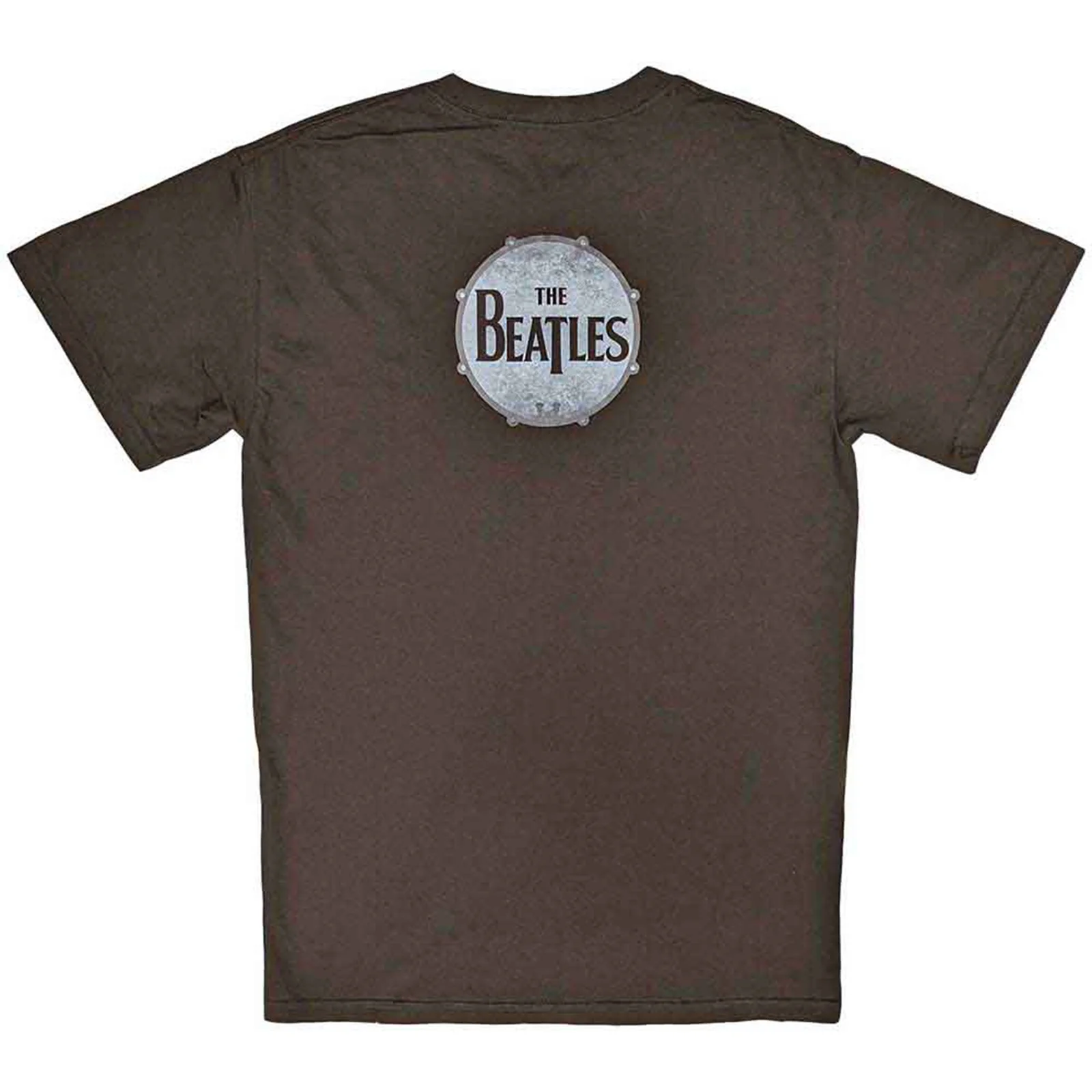 THE BEATLES - VINTAGE WITH THE BEATLES - T-Shirt Black (Back Print) - Image 2
