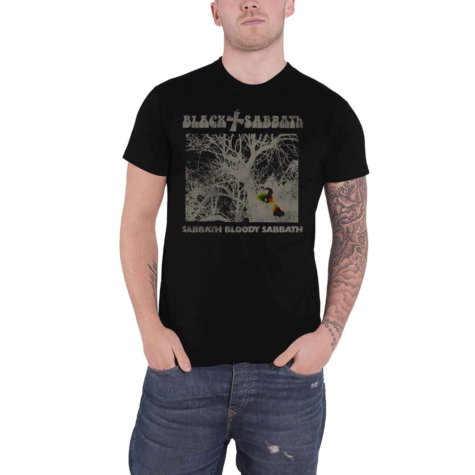 BLACK SABBATH - SABBATH BLOODY SABBATH VINTAGE - T-Shirt Black - Image 2