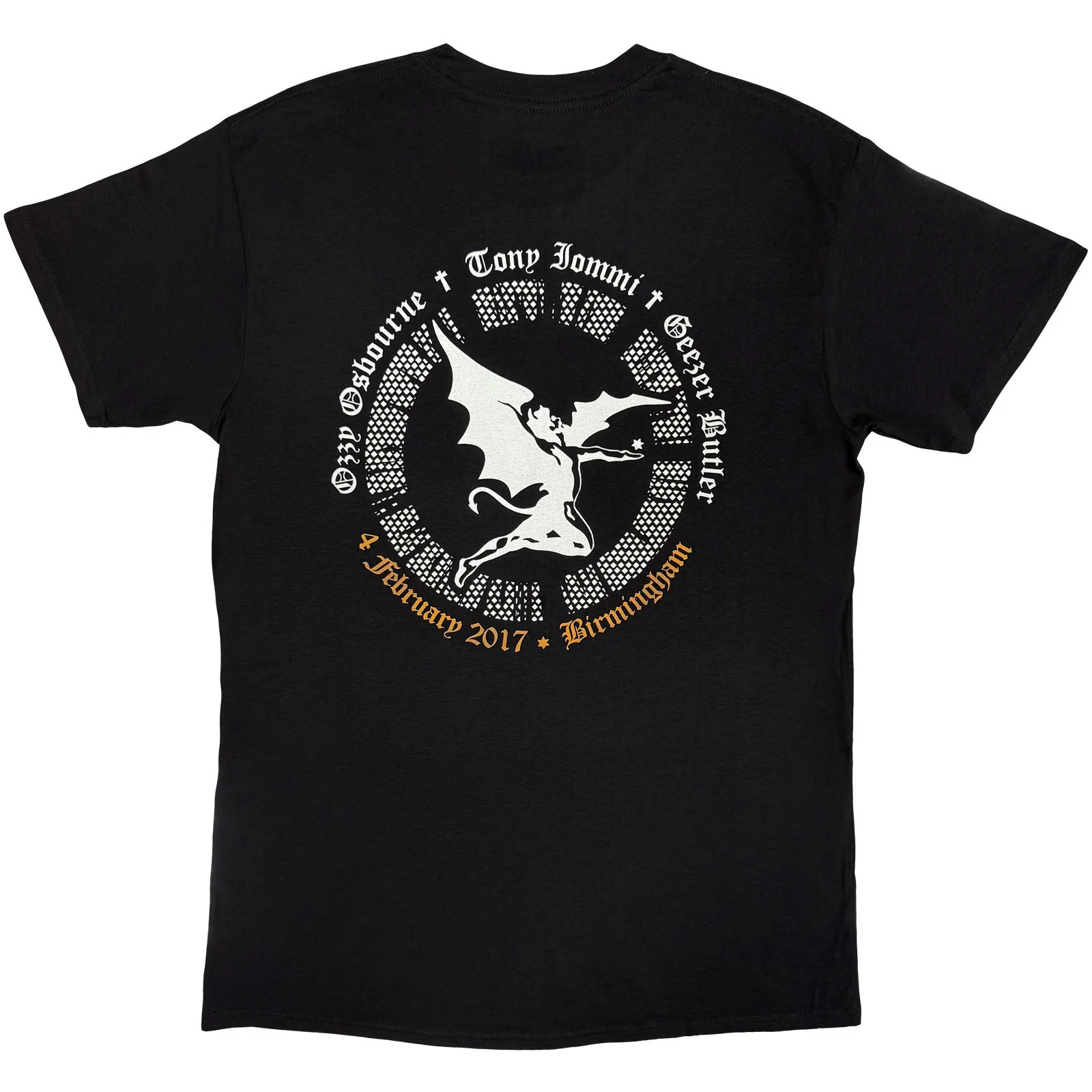 BLACK SABBATH - THE END DEMON - T-Shirt Black (Back Print) - Image 2