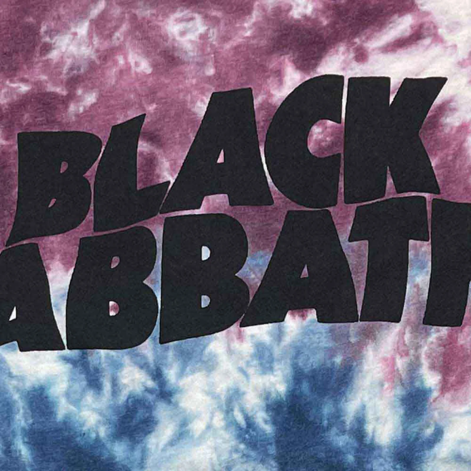 BLACK SABBATH - WAVY LOGO - T-Shirt Blue (Wash Collection) - Image 2