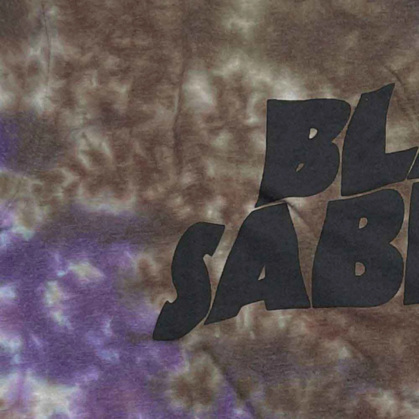 BLACK SABBATH - WAVY LOGO - T-Shirt Purple (Wash Collection) - Image 2
