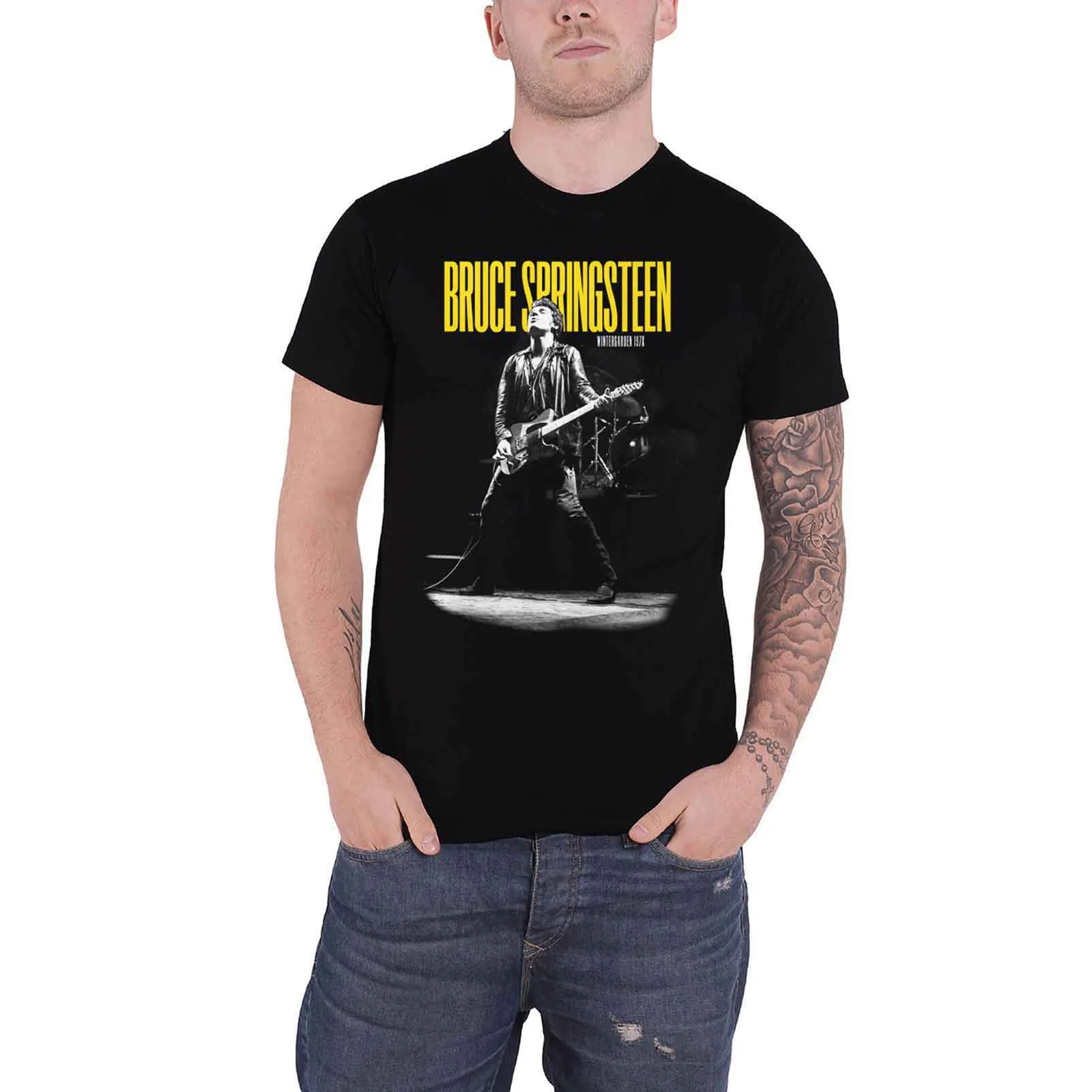 BRUCE SPRINGSTEEN - WINTERLAND BALLROOM GUITAR - T-Shirt Black - Image 2