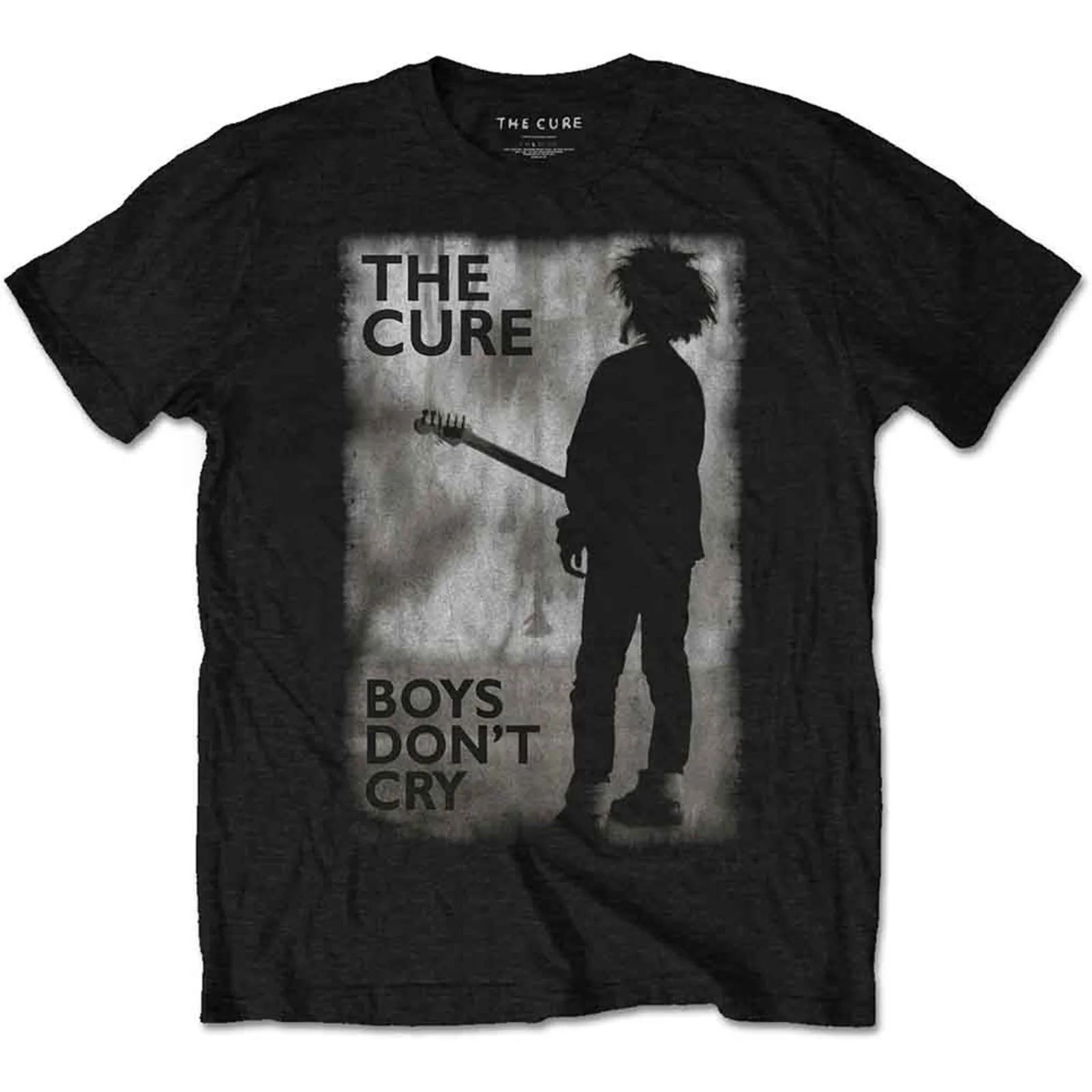 THE CURE - BOYS DON'T CRY BLACK & WHITE - T-Shirt Black