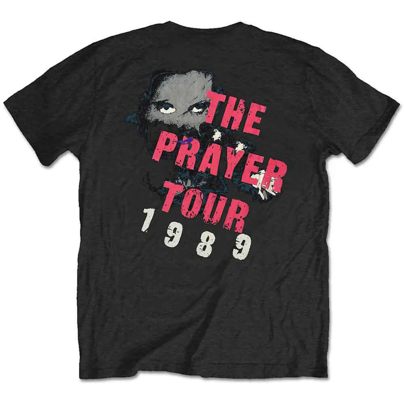 THE CURE - THE PRAYER TOUR 1989 - T-Shirt Black (Back Print) - Image 2