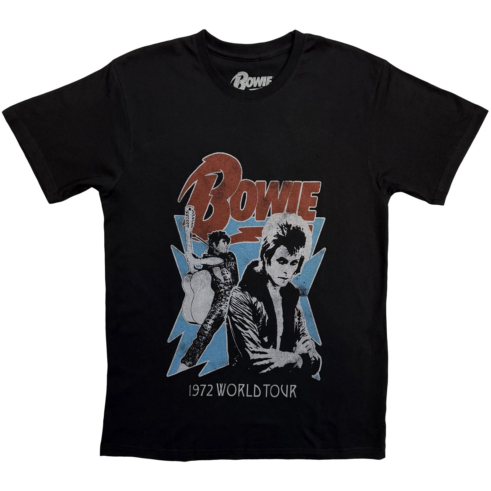 DAVID BOWIE - 1972 WORLD TOUR - T-Shirt Black