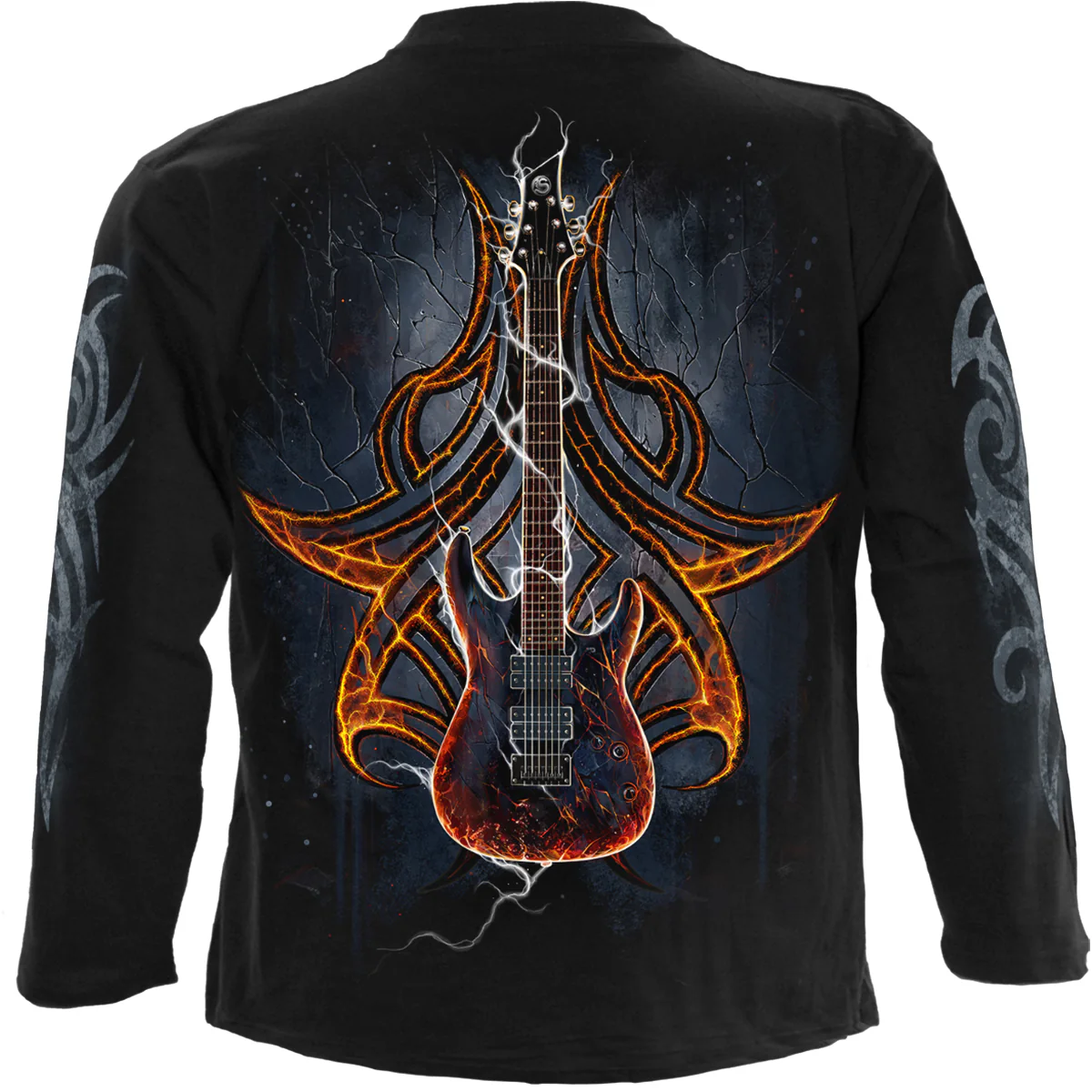 DEATH ROCKER - Longsleeve T-Shirt Black - Image 2