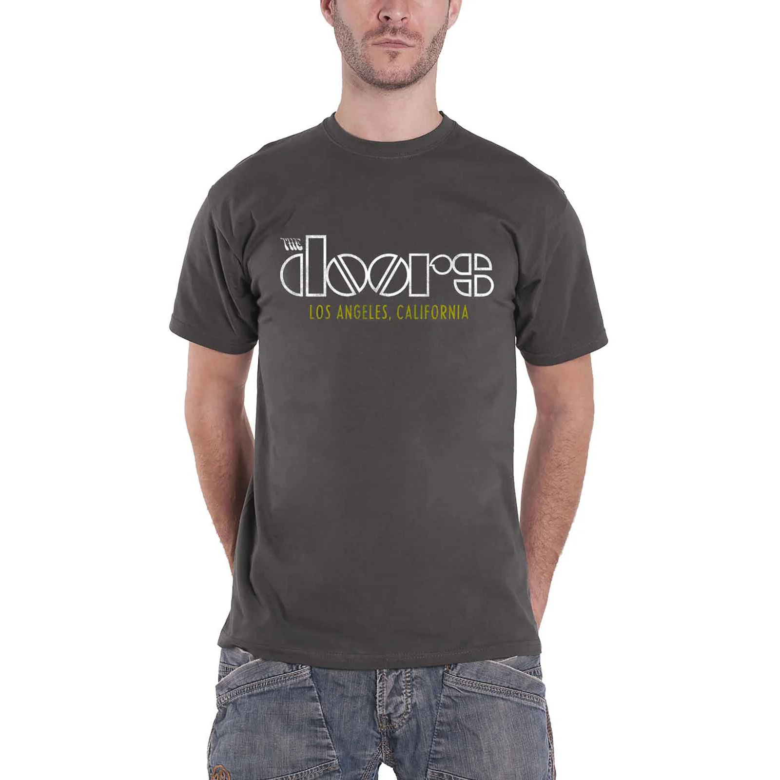THE DOORS - LA CALIFORNIA - T-Shirt Grey - Image 2