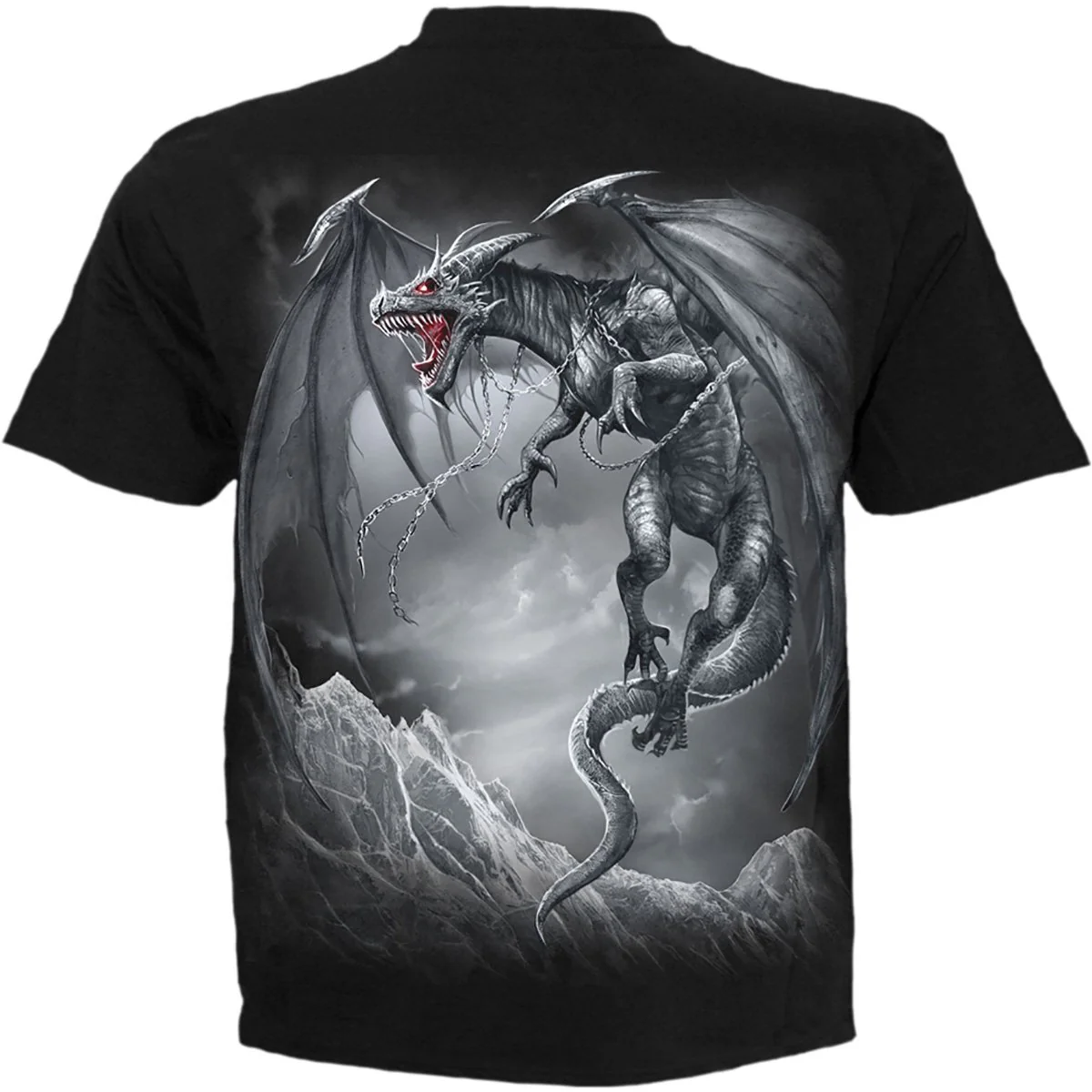 DRAGON'S CRY - T-Shirt Black - Image 2