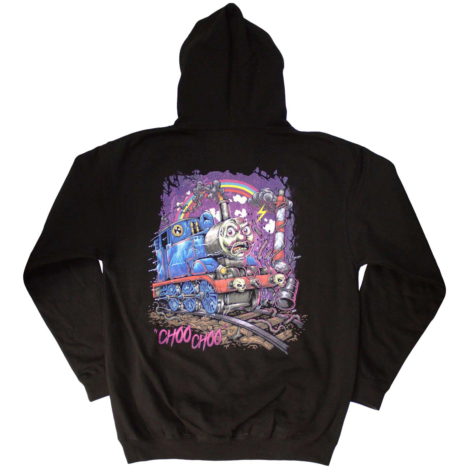 ELECTRIC CALLBOY - CHOO CHOO - Pullover Hoodie Black (Back Print) - Image 2