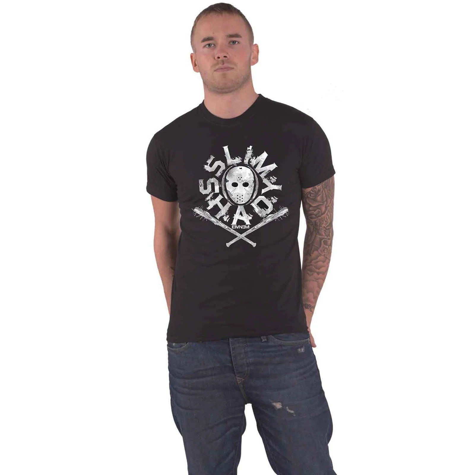 EMINEM - SHADY MASK - T-Shirt Black - Image 2