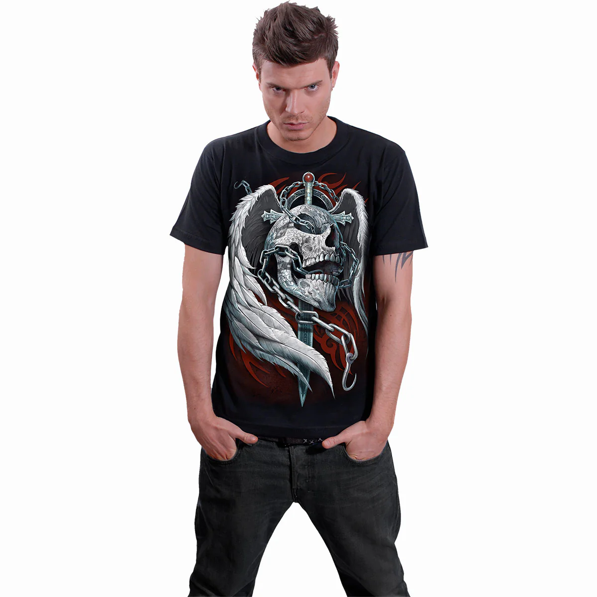ENCHAINED SOUL - T-Shirt Black - Image 3