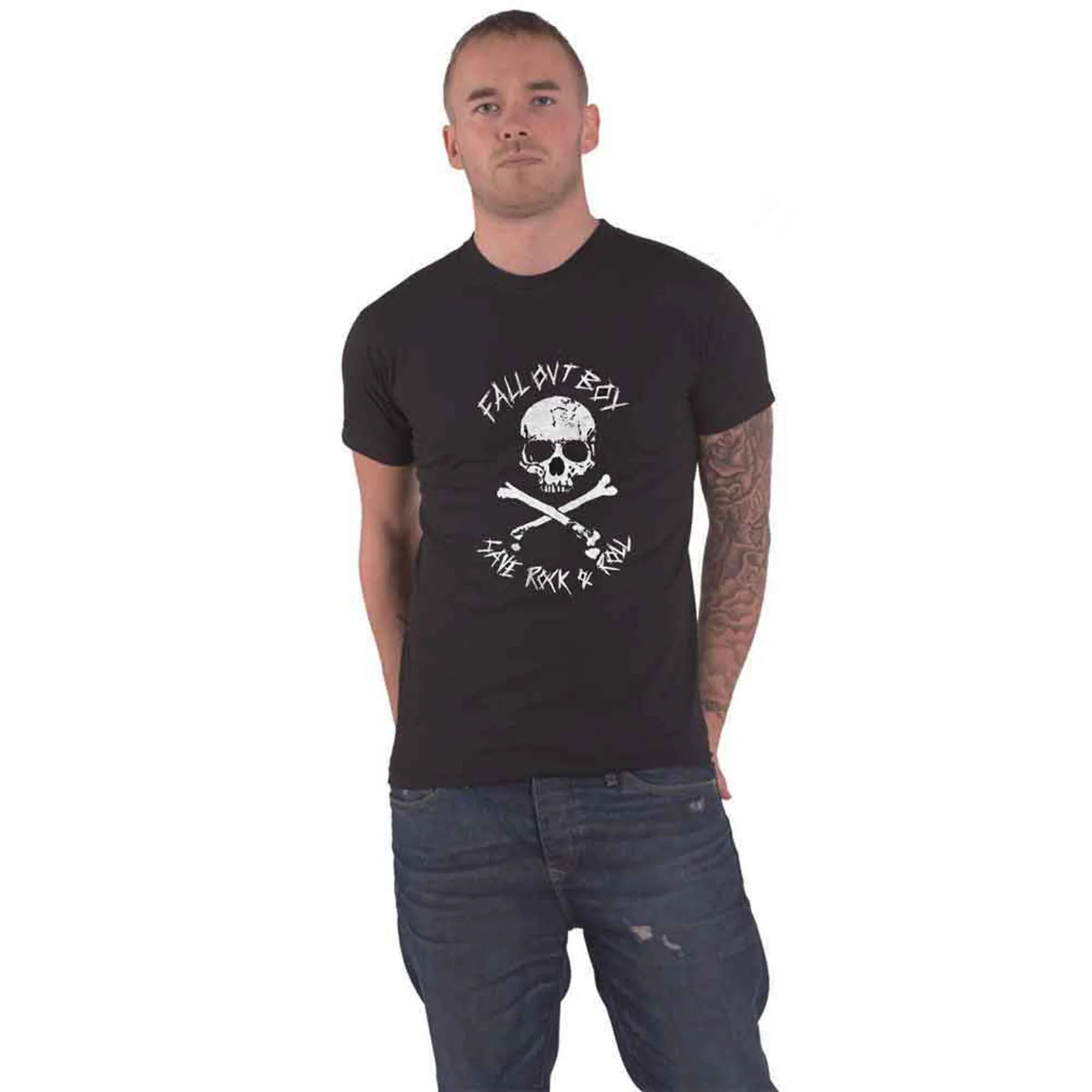 FALL OUT BOY - SAVE ROCK AND ROLL - T-Shirt Black - Image 2