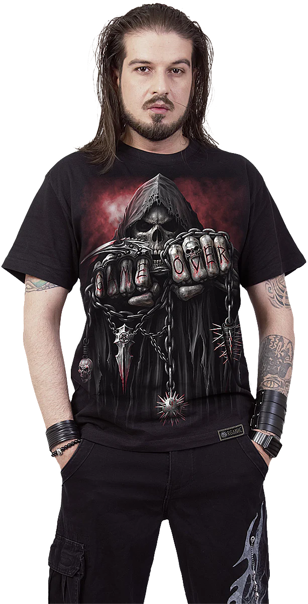 GAME OVER - Organic T-Shirt - Image 4