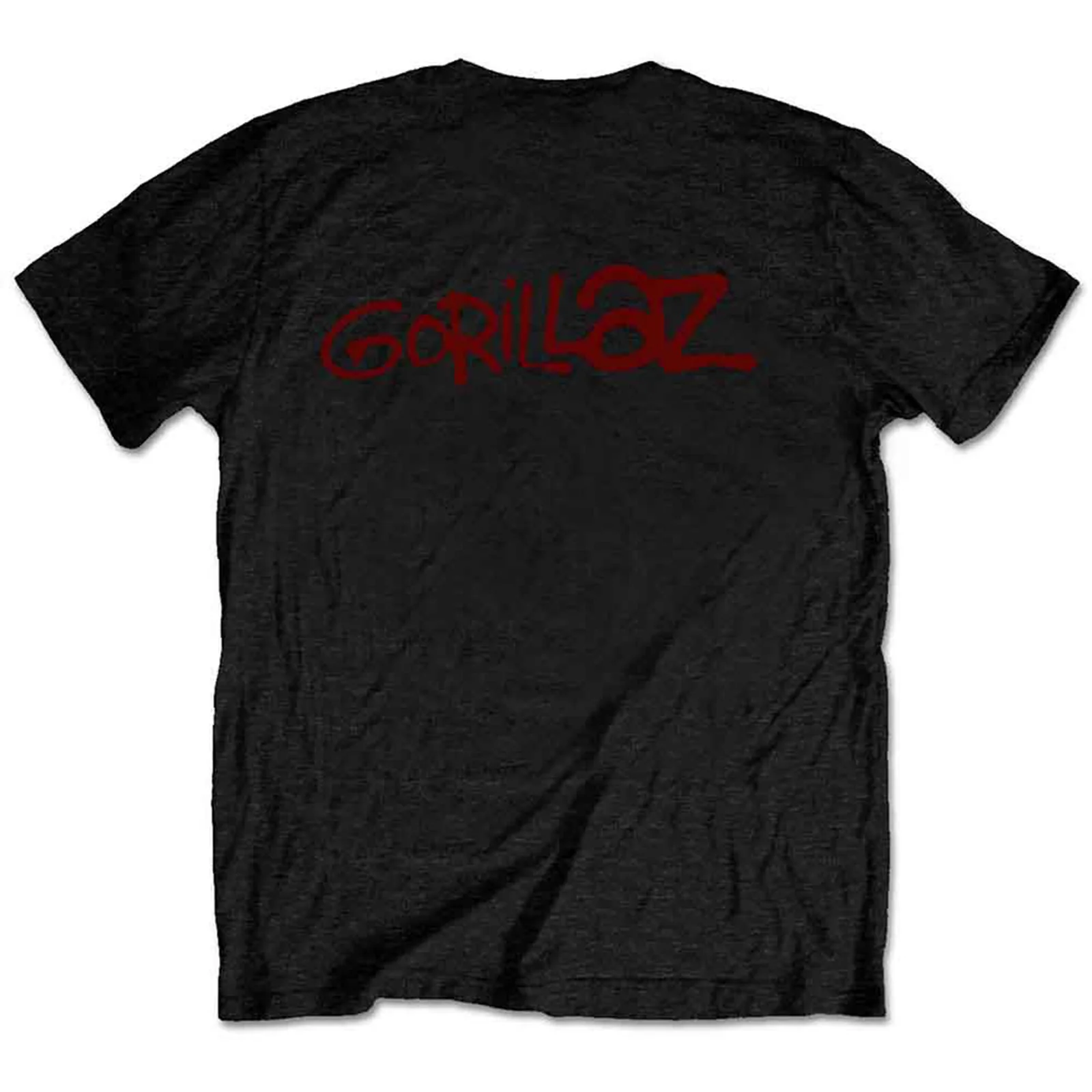 GORILLAZ - GROUP GREEN GEEP - T-Shirt Black (Back Print) - Image 2