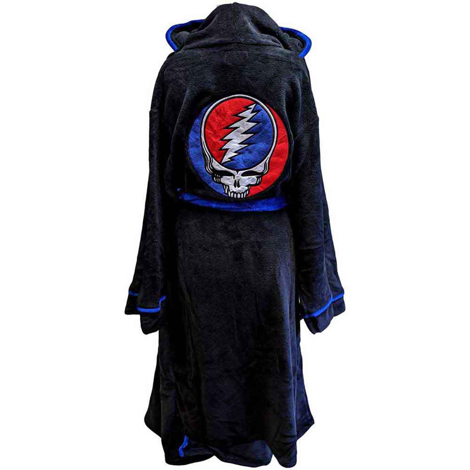 GRATEFUL DEAD - STEAL YOUR FACE - Bathrobe Black (Back Print) - Image 2
