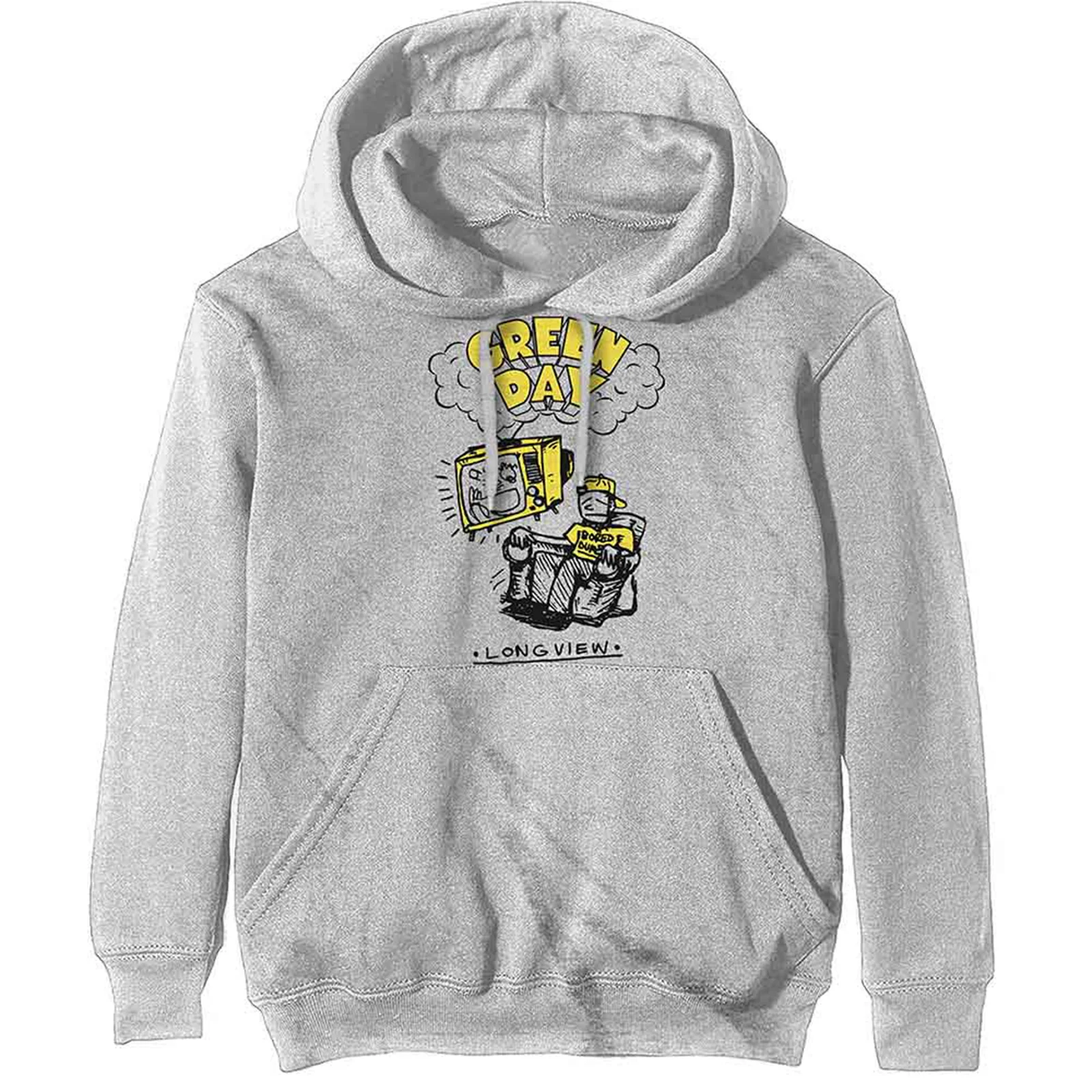 GREEN DAY - LONGVIEW DOODLE - Pullover Hoodie White
