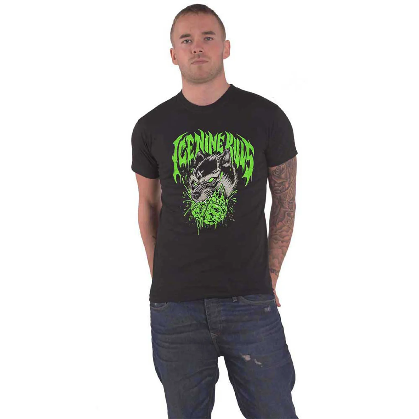 ICE NINE KILLS - WOLF - T-Shirt Black - Image 2