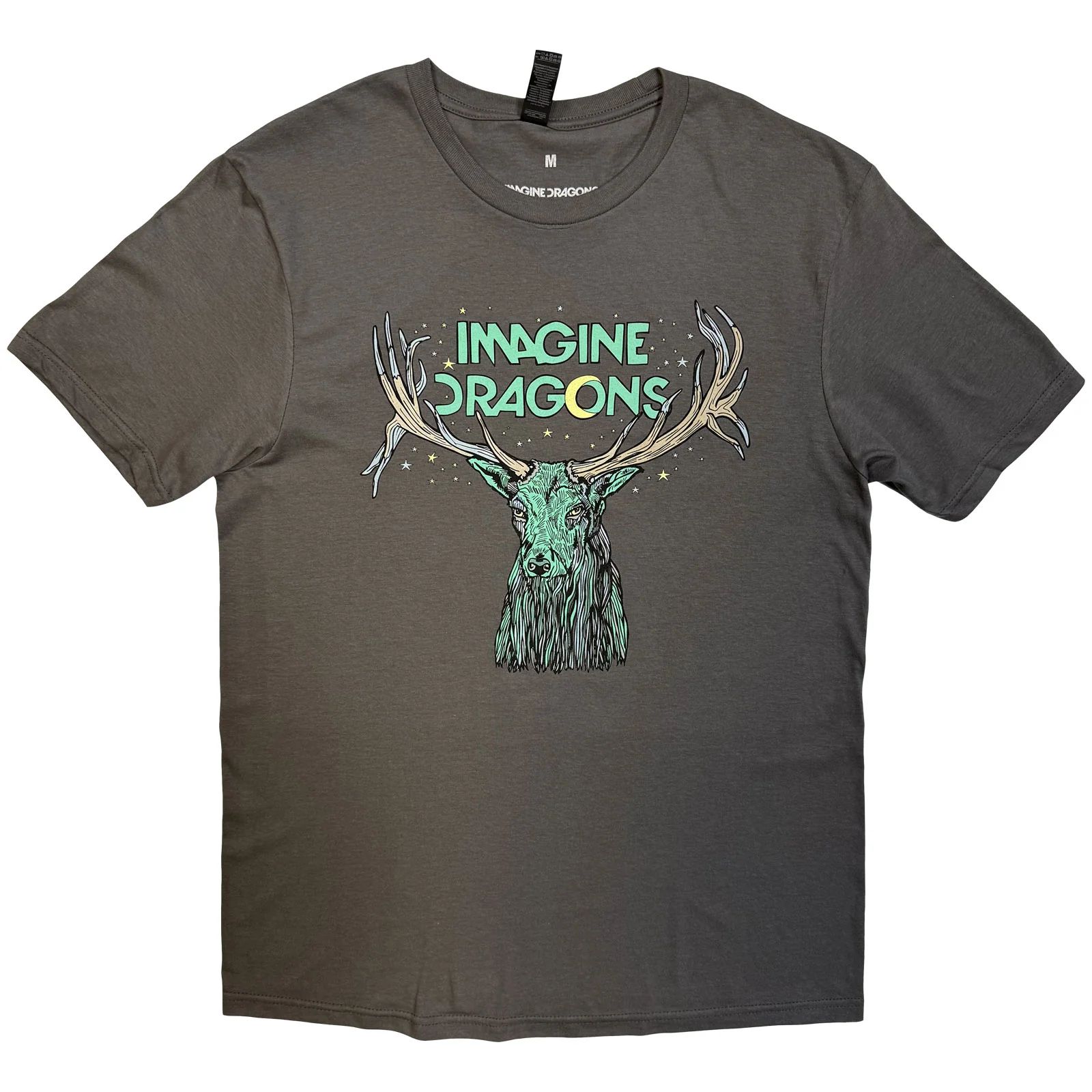 IMAGINE DRAGONS - ELK IN STARS - T-Shirt Grey