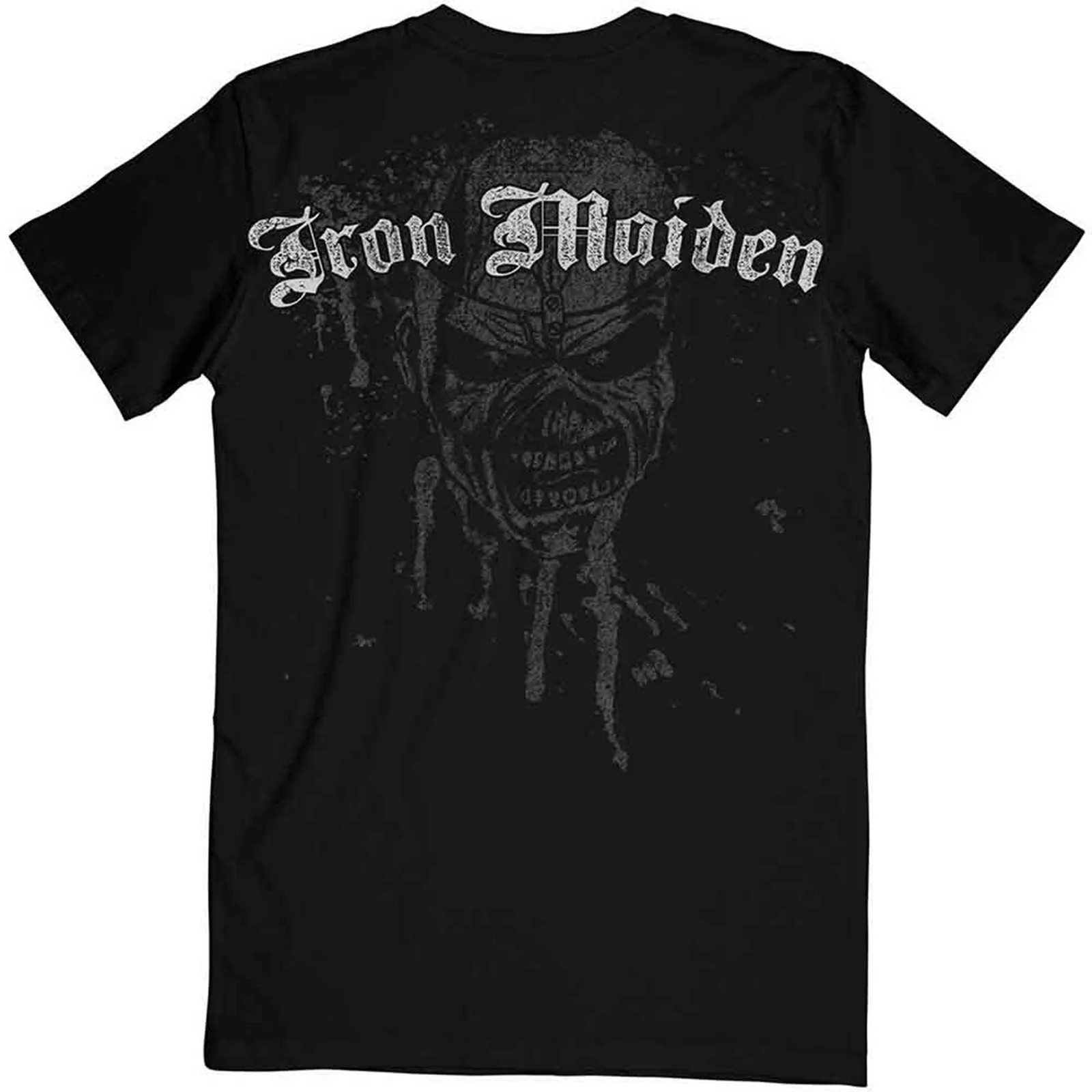 IRON MAIDEN - SKETCHED TROOPER - T-Shirt Black (Back Print) - Image 2
