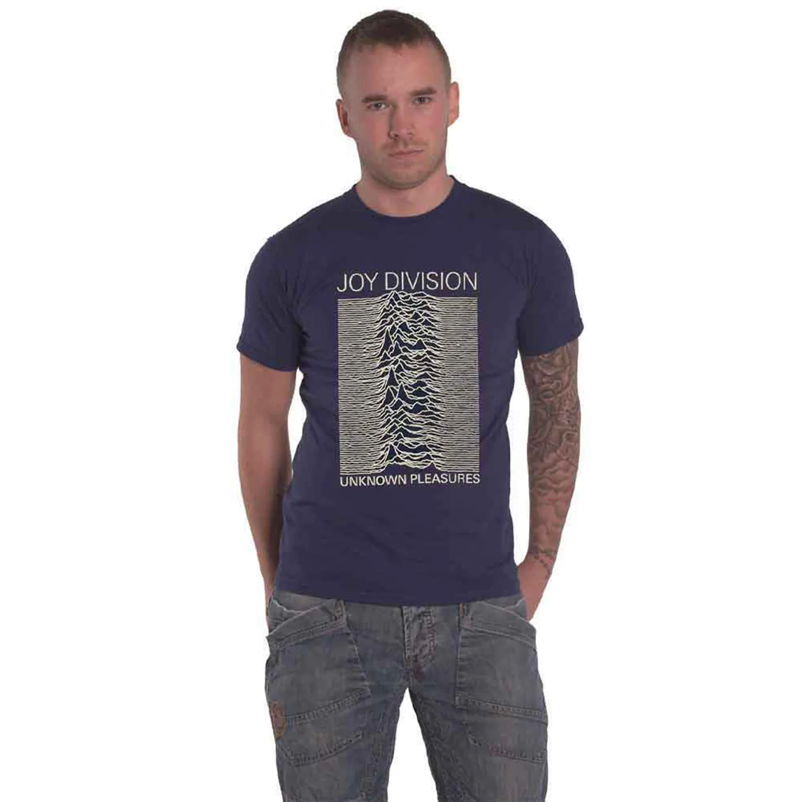 JOY DIVISION - UNKNOWN PLEASURES FP - T-Shirt Blue - Image 2
