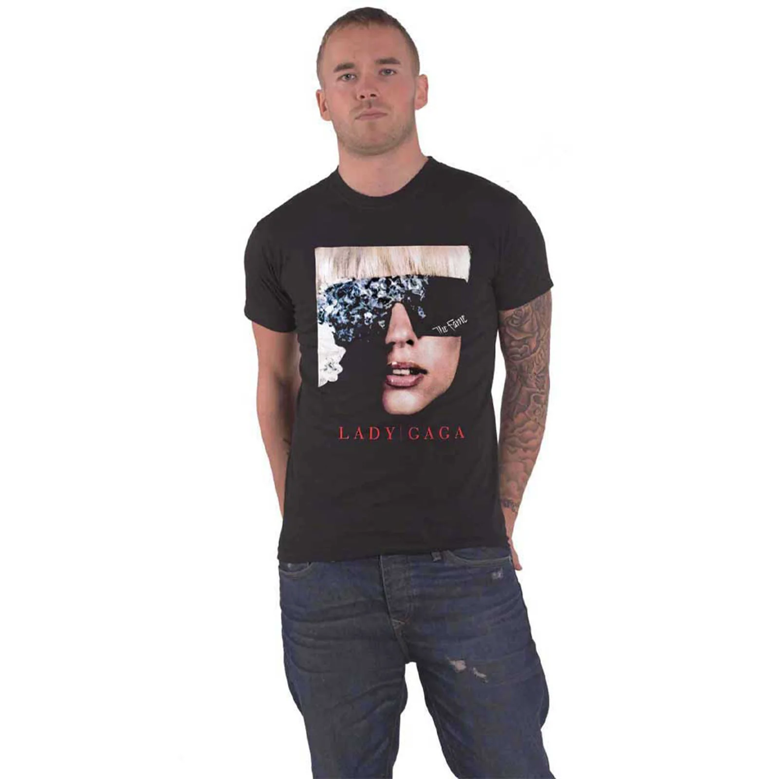 LADY GAGA - THE FAME PHOTO - T-Shirt Black - Image 2