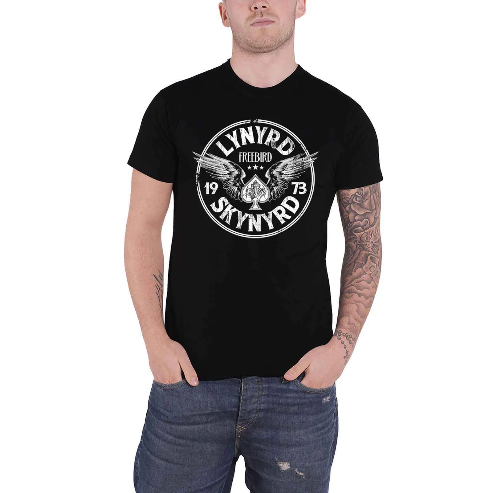 LYNYRD SKYNYRD - FREEBIRD '73 WINGS - T-Shirt Black - Image 2