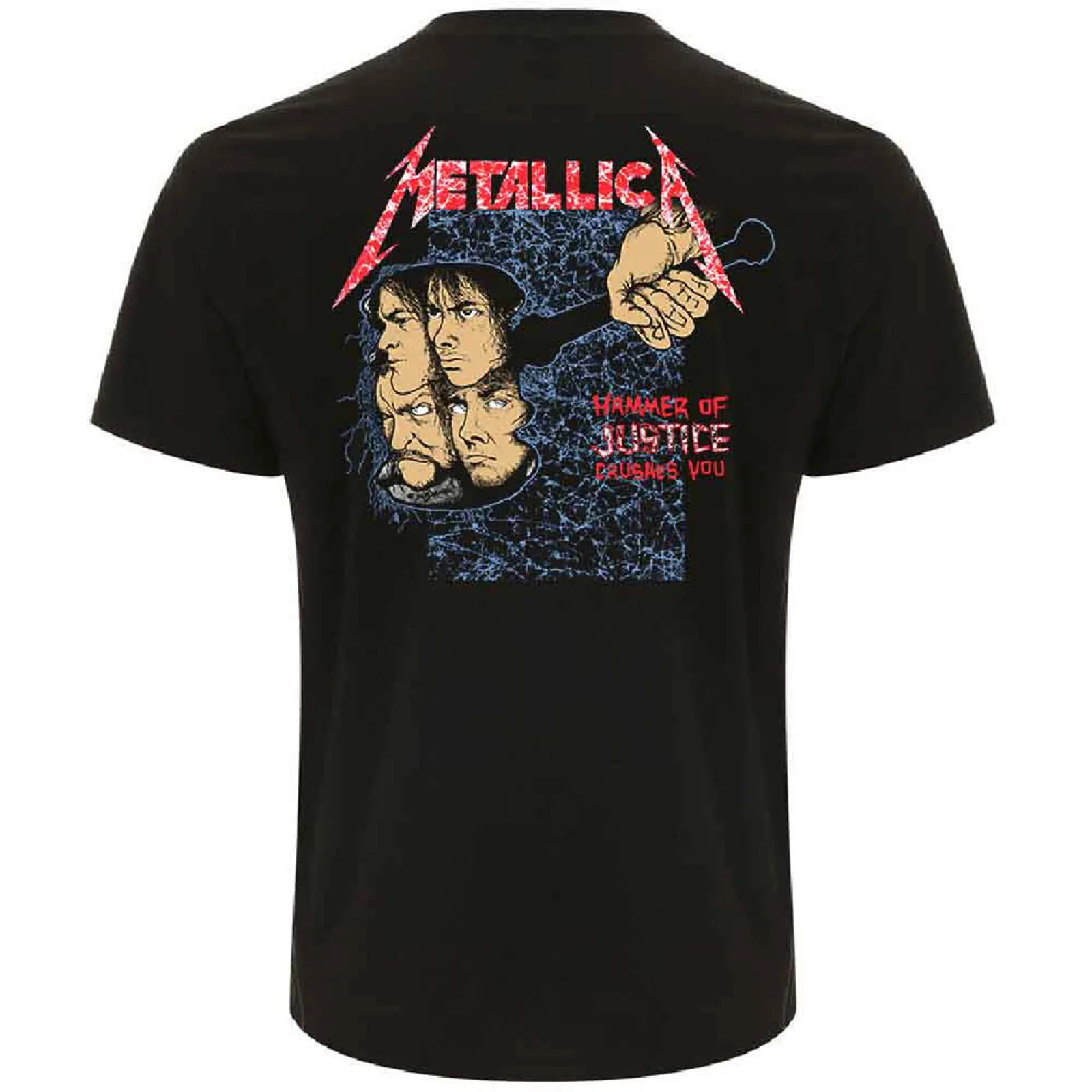 METALLICA - AND JUSTICE FOR ALL (ORIGINAL) - T-Shirt Black (Back Print) - Image 2
