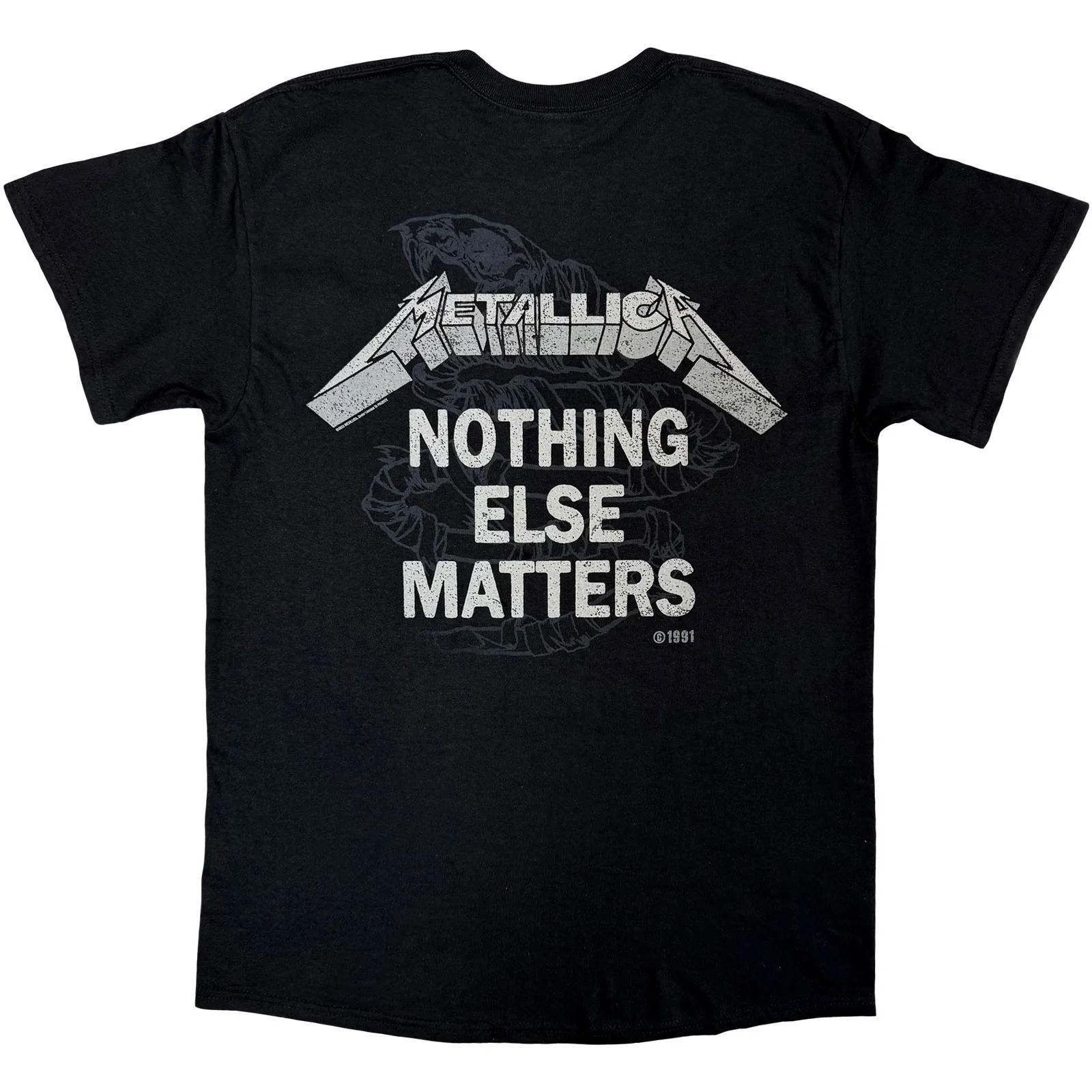 METALLICA - NOTHING ELSE MATTERS - T-Shirt Black (Back Print) - Image 2
