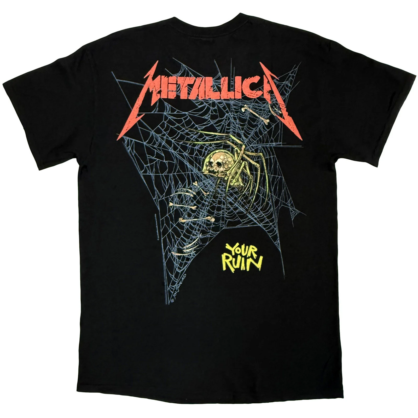METALLICA - RUIN/STRUGGLE - T-Shirt Black (Back Print) - Image 2