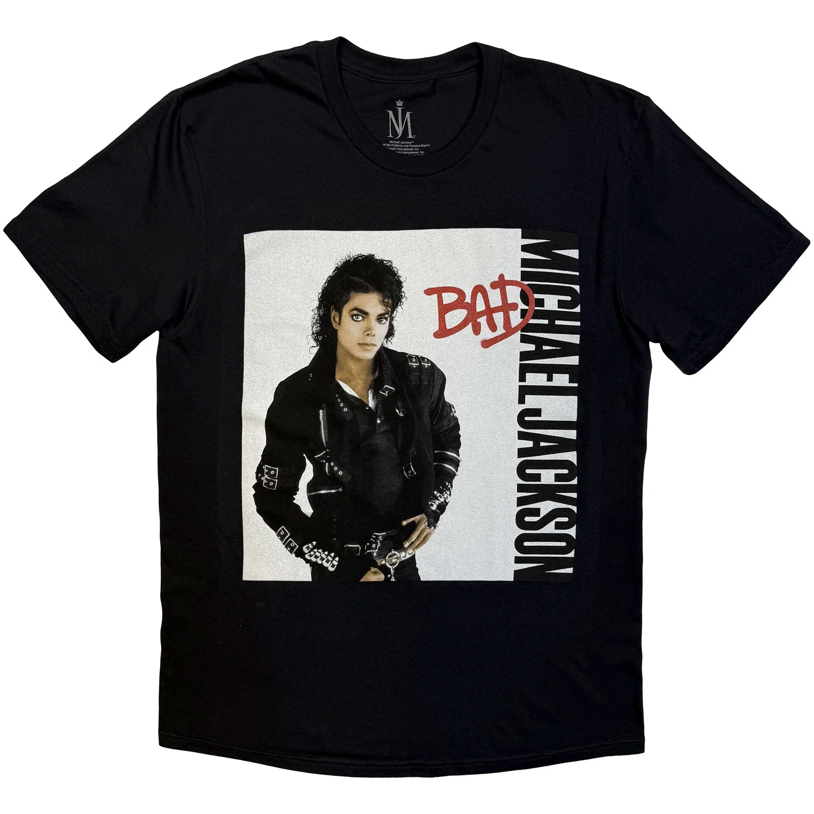 MICHAEL JACKSON - BAD - T-Shirt Black
