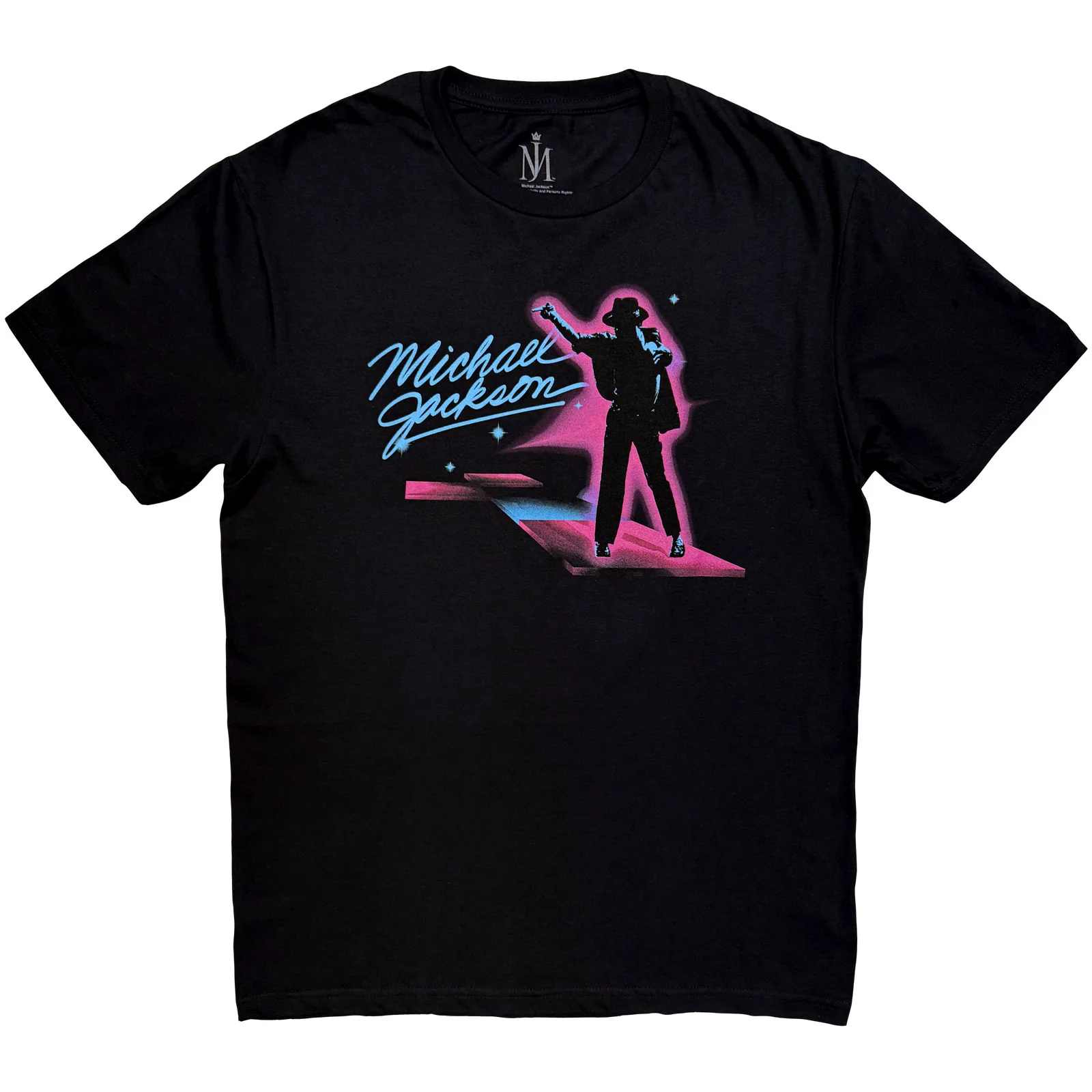 MICHAEL JACKSON - NEON - T-Shirt Black