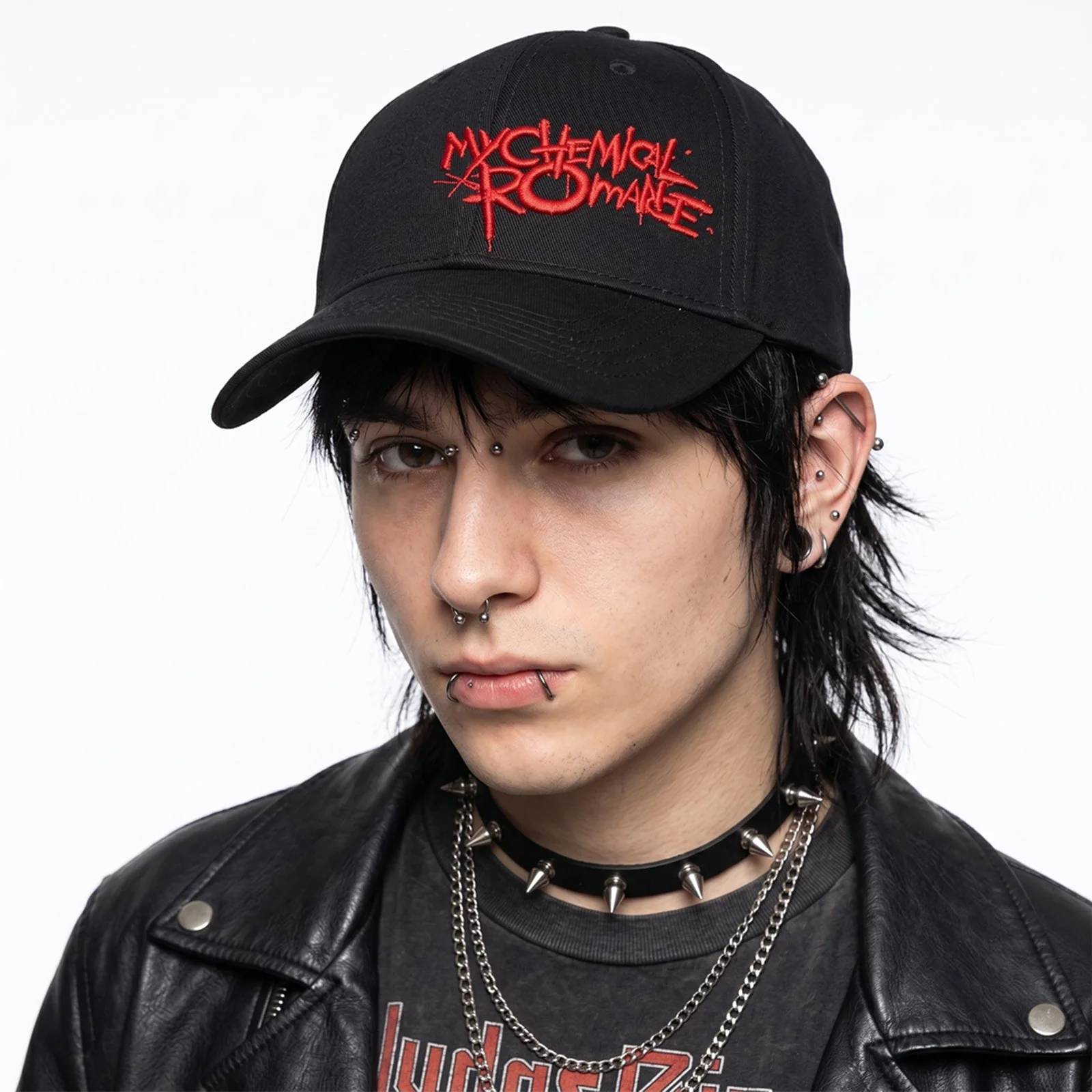 MY CHEMICAL ROMANCE - BLACK PARADE LOGO - Baseball Cap Black - Image 2