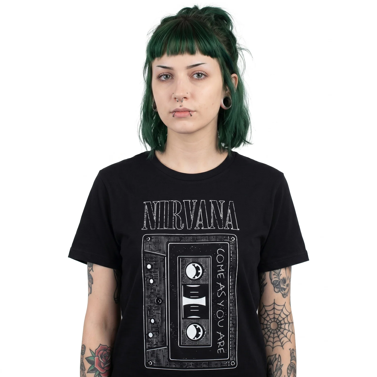 NIRVANA - AS YOU ARE TAPE - Ladies T-Shirt Black - Image 2