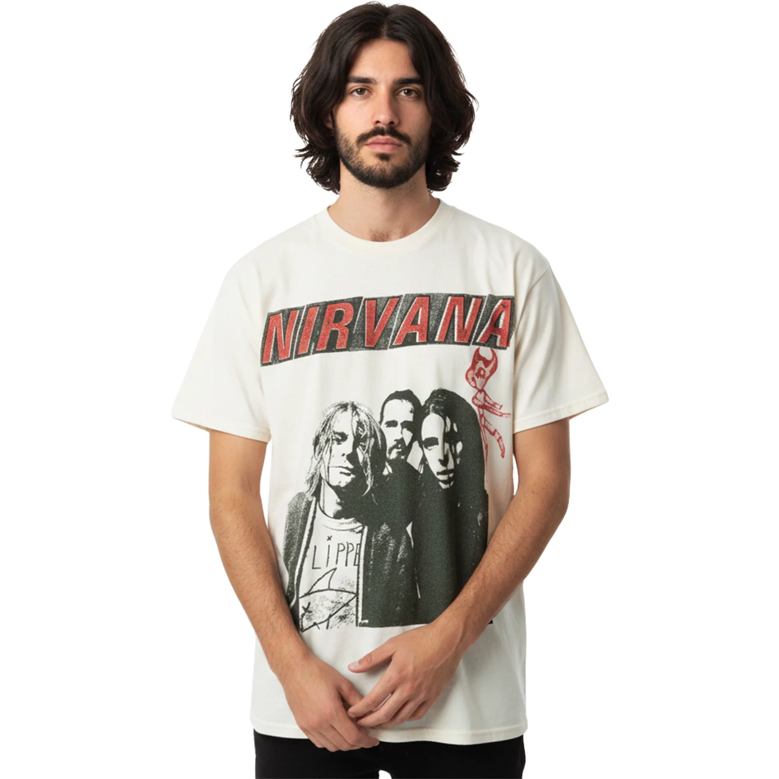 NIRVANA - FLIPPER - T-Shirt Natural - Image 2