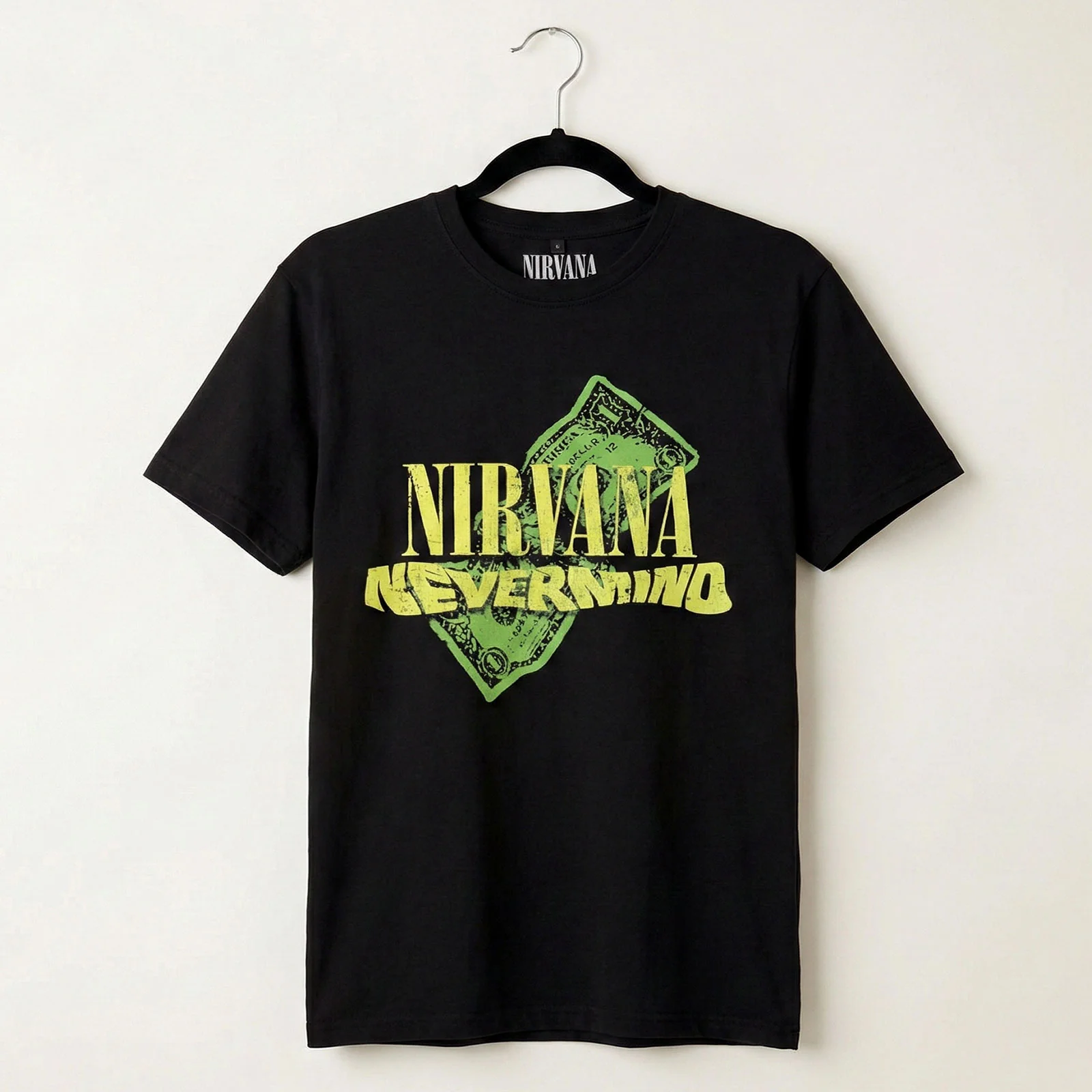 NIRVANA - NEVERMIND DOLLAR - Carbon T-Shirt Black - Image 2