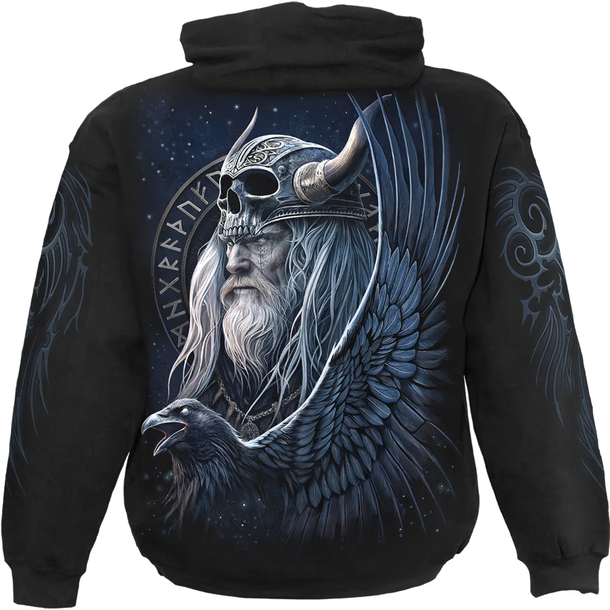 ODIN'S WARRIOR - Hoody Black - Image 2