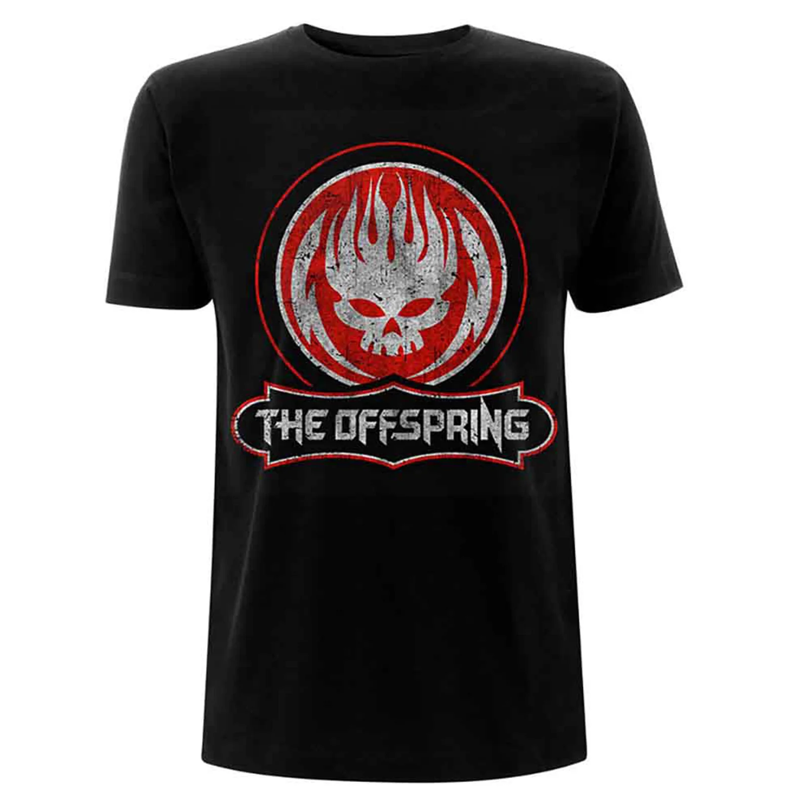 THE OFFSPRING - DISTRESSED SKULL - T-Shirt Black