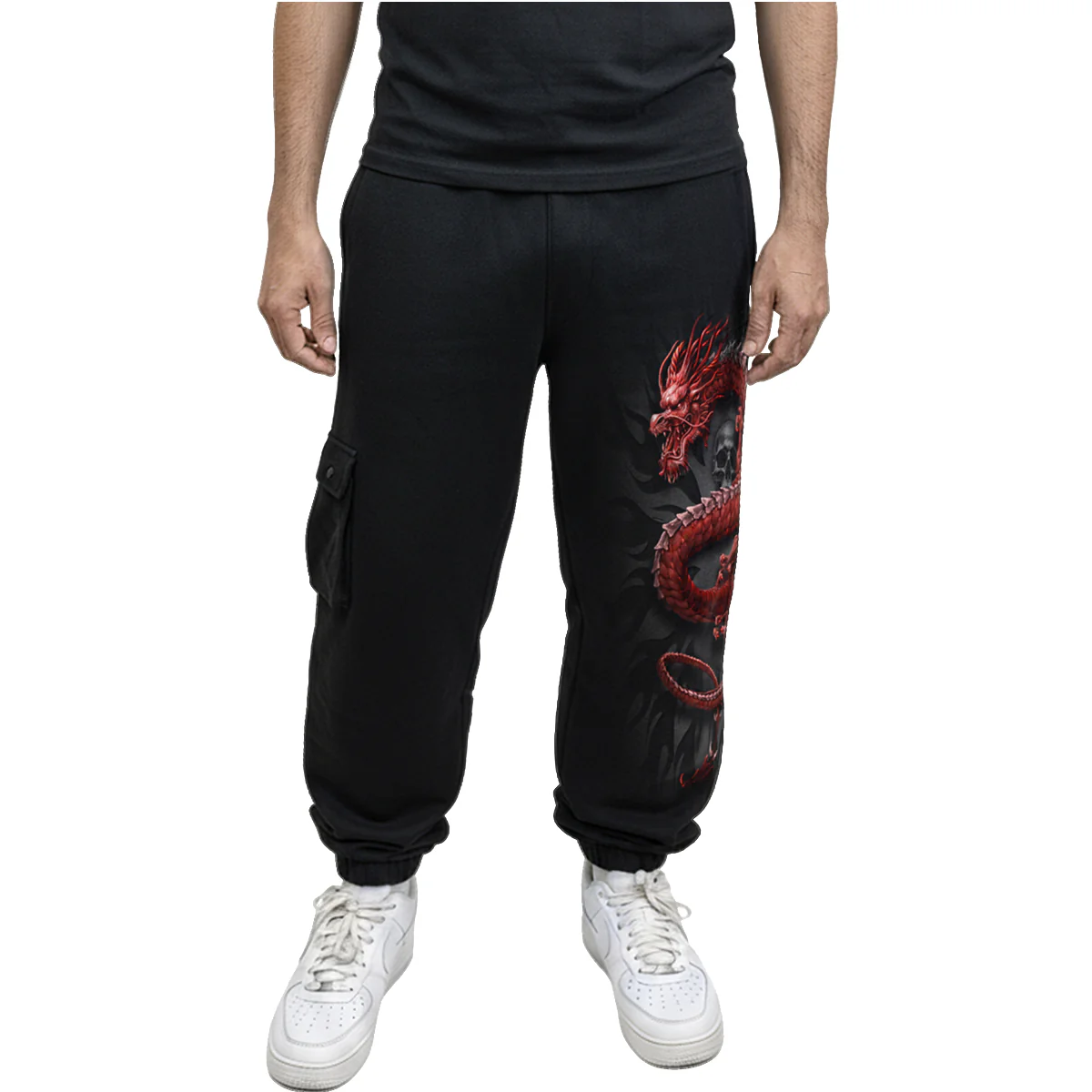 ORIENTAL DRAGON - Casual Cargo Joggers - Image 4