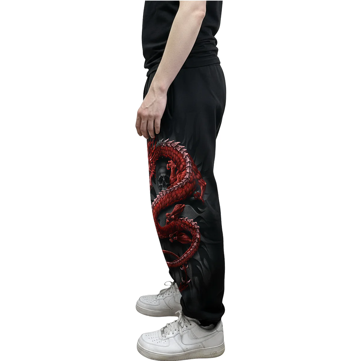 ORIENTAL DRAGON - Casual Cargo Joggers - Image 5