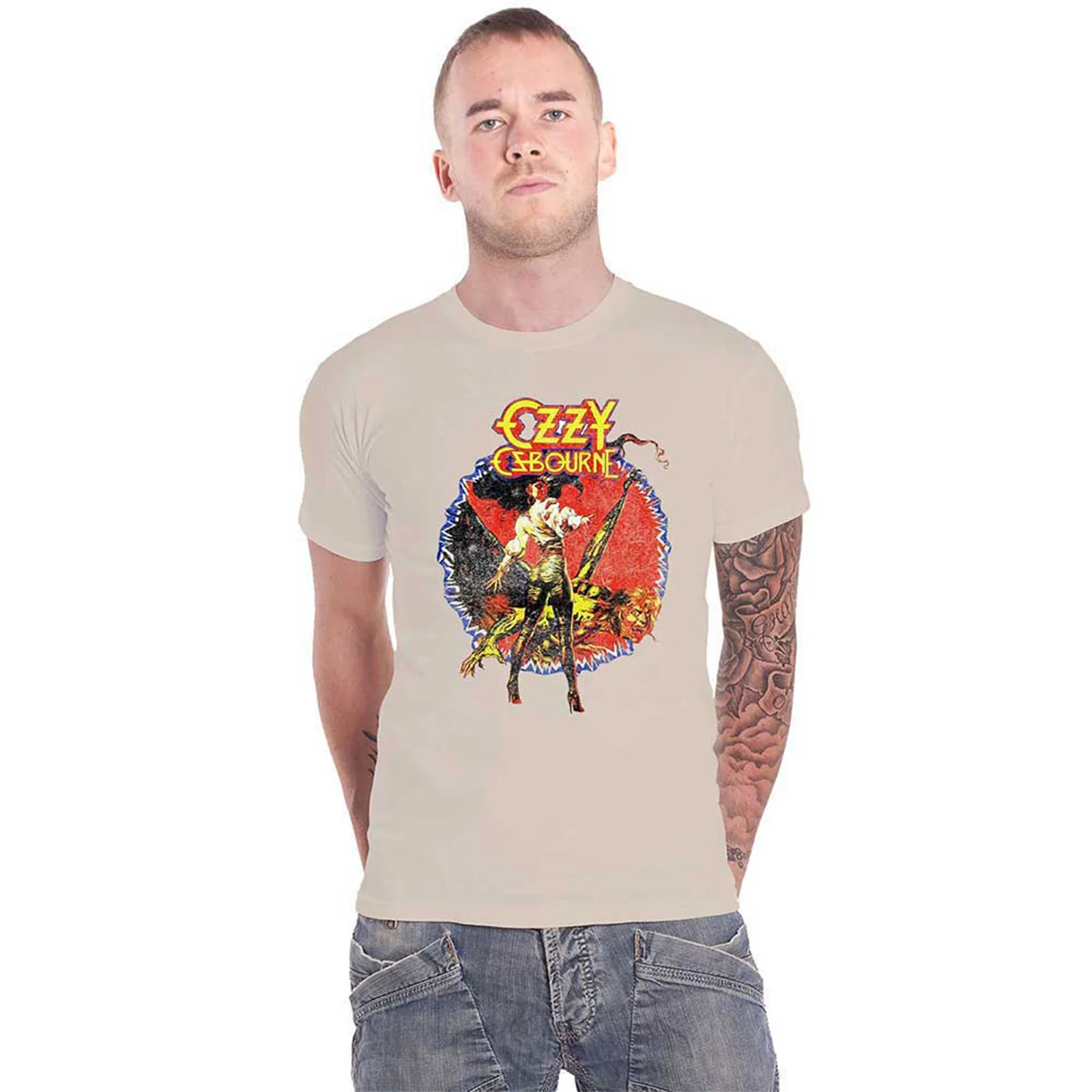 OZZY OSBOURNE - THE ULTIMATE SIN TOUR '86 - T-Shirt Neutral (Back Print) - Image 3