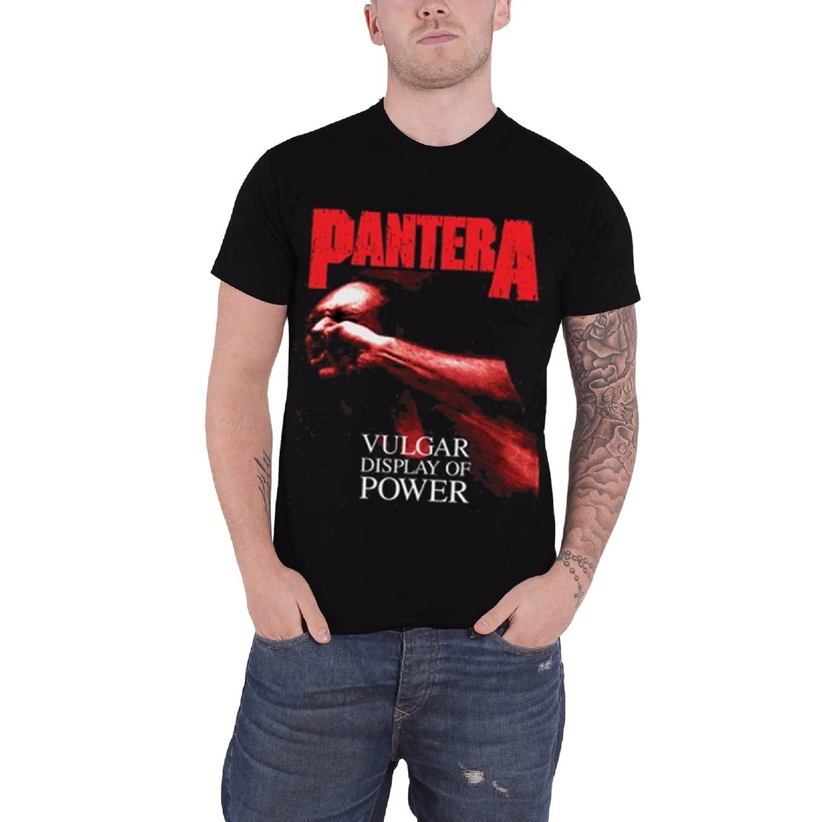 PANTERA - RED VULGAR - T-Shirt Black - Image 2