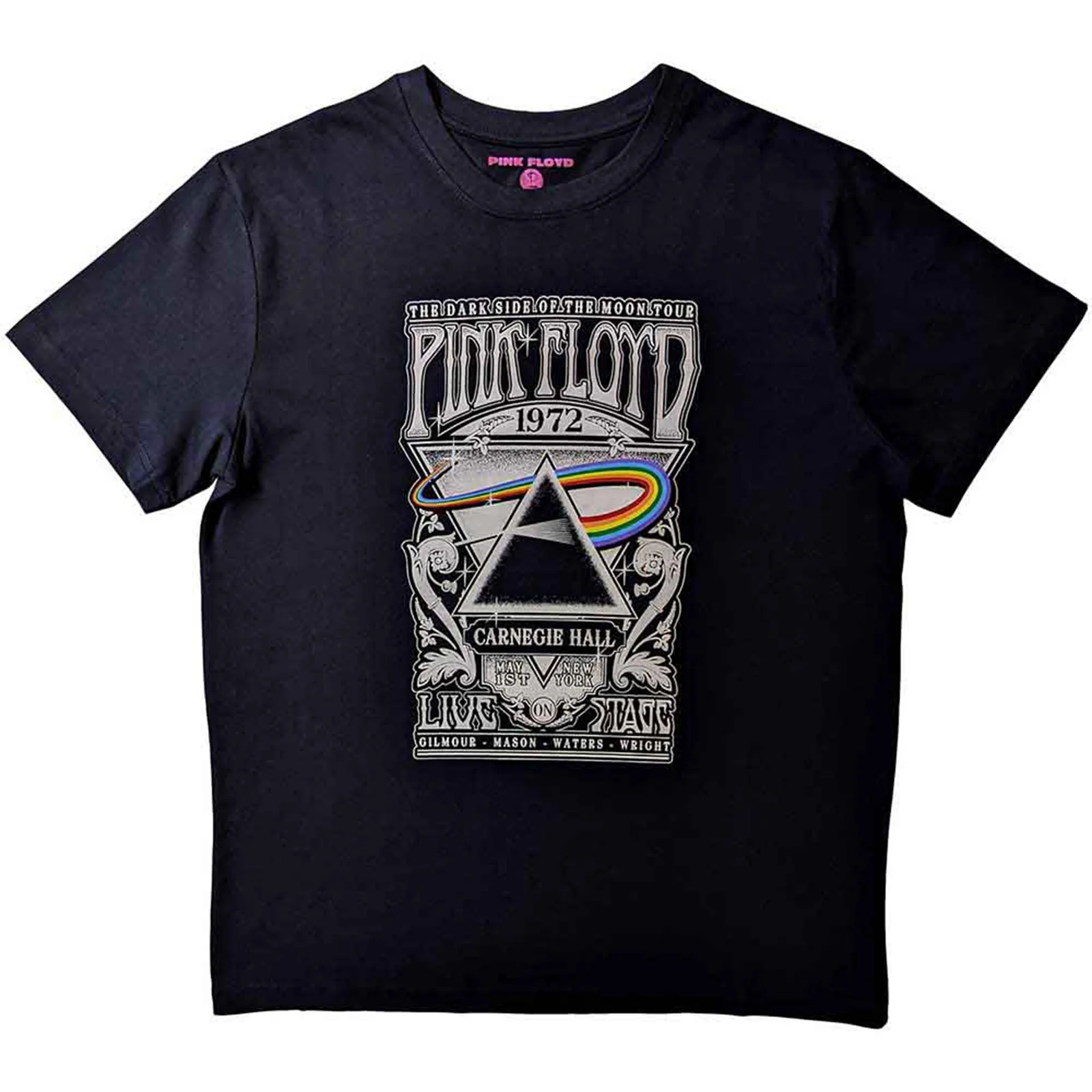 PINK FLOYD - CARNEGIE HALL POSTER - T-Shirt Black