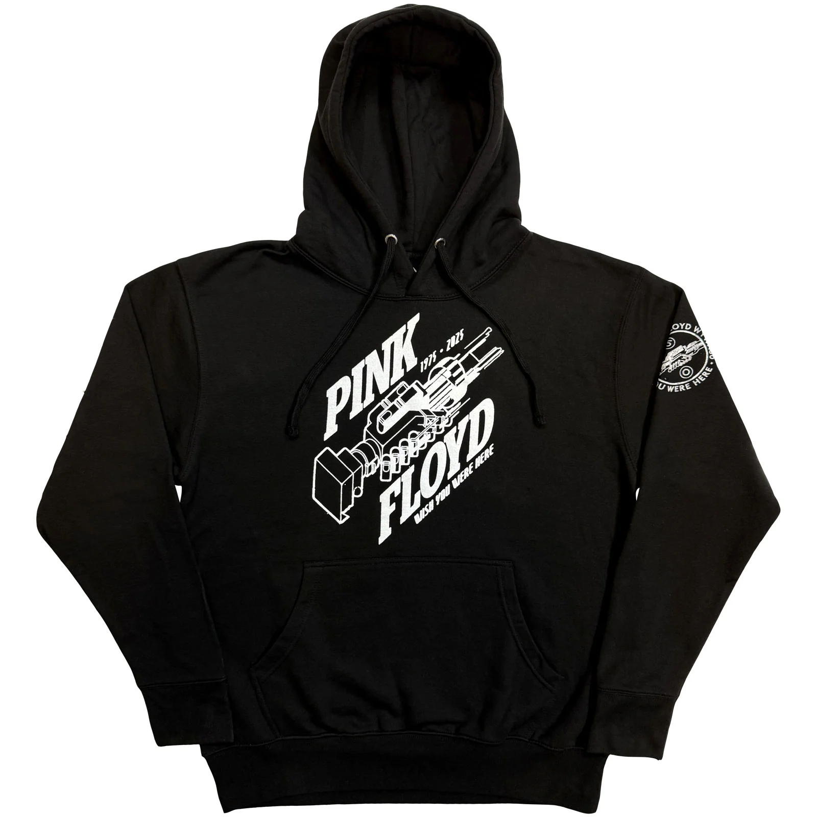 PINK FLOYD - ROBOT HANDS WISH YOU WERE HERE 50 - Pullover Hoodie Black