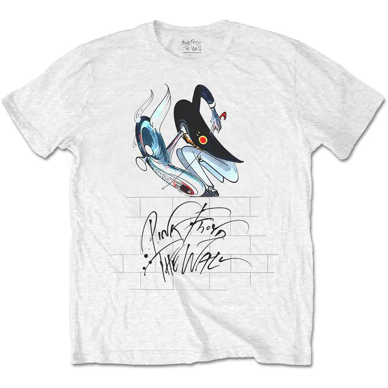 PINK FLOYD - THE WALL TEACHER - T-Shirt White