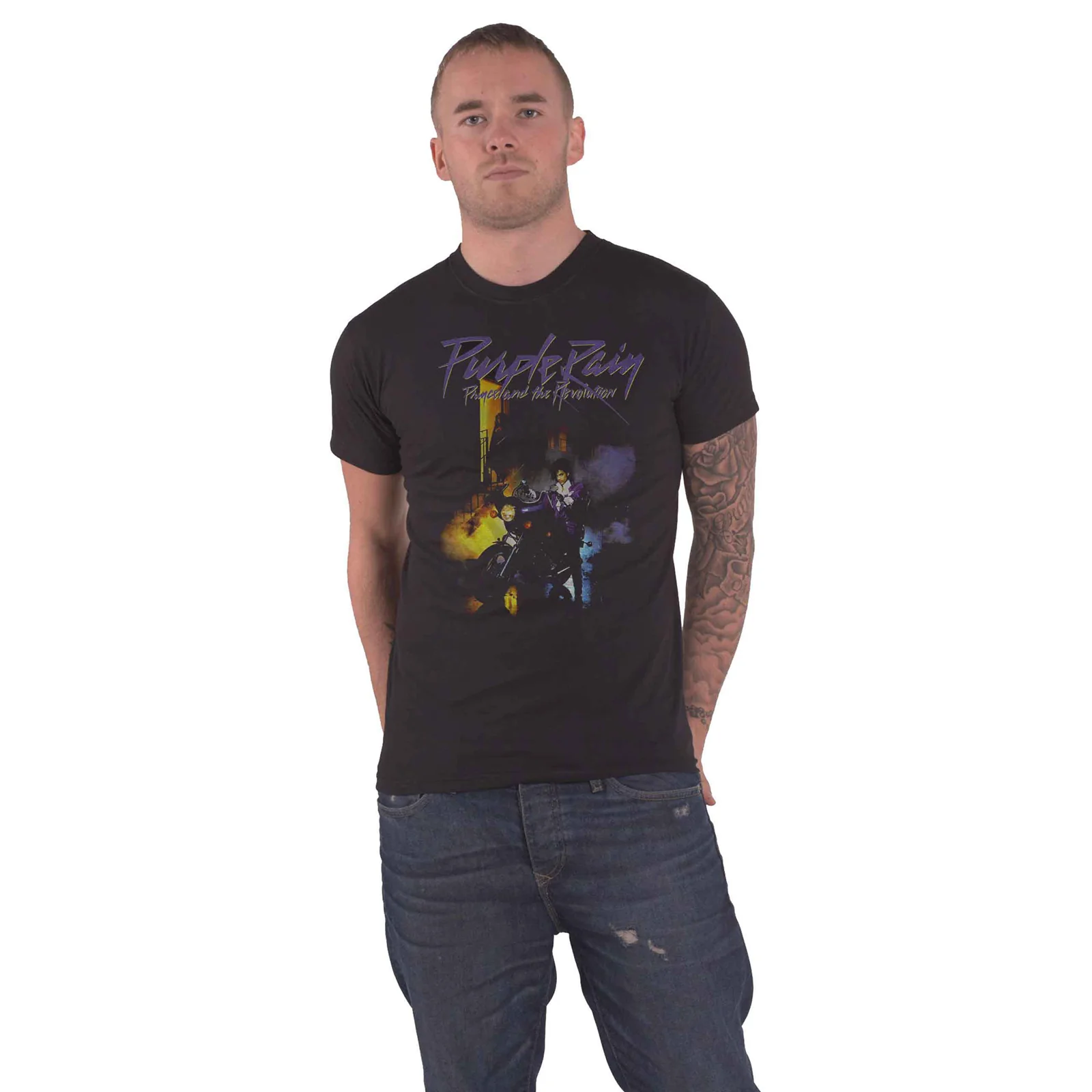 PRINCE - PURPLE RAIN - T-Shirt Black - Image 2